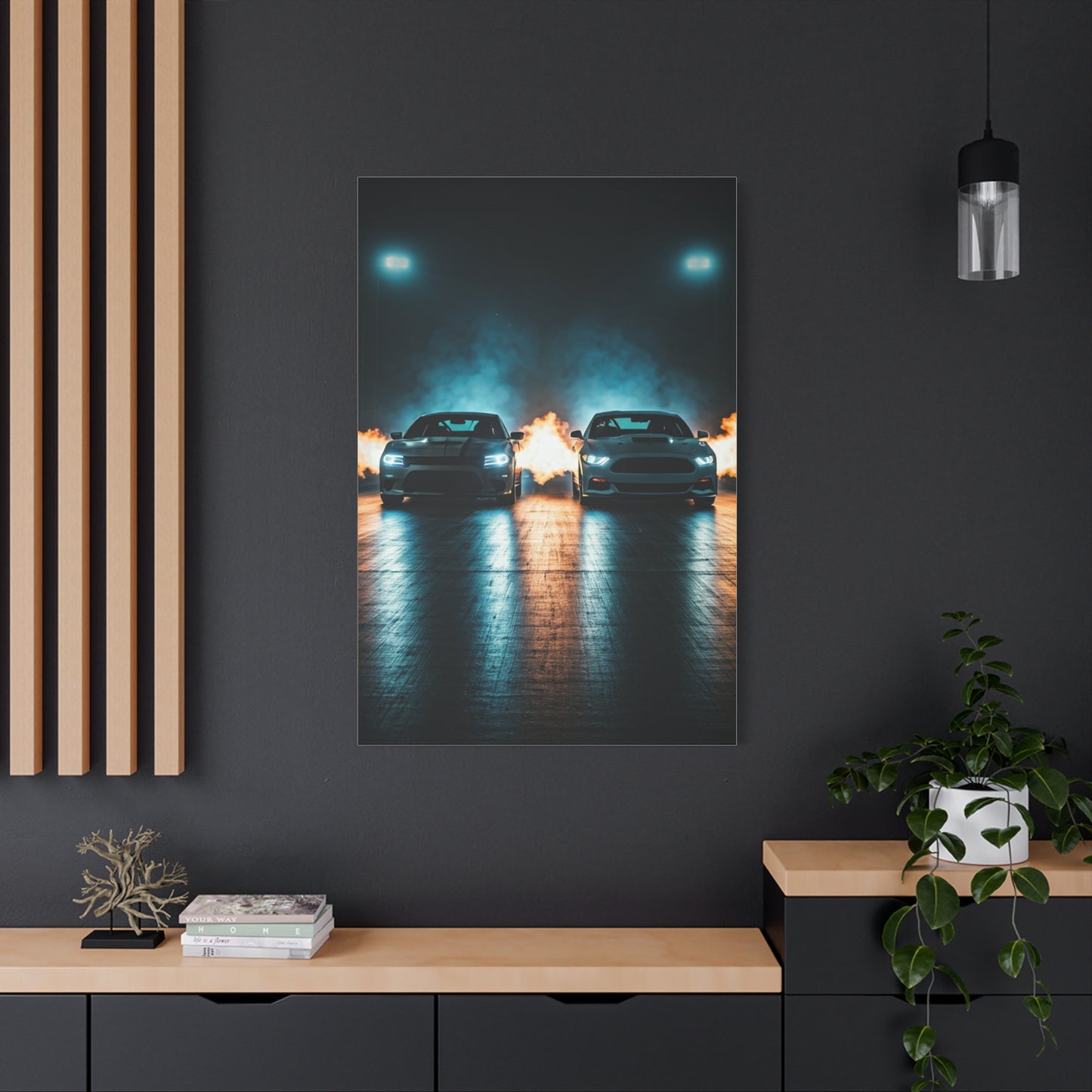 Fireline Standoff – Hellcat vs Supercharged Mach 1 Wall Art & Canvas Prints