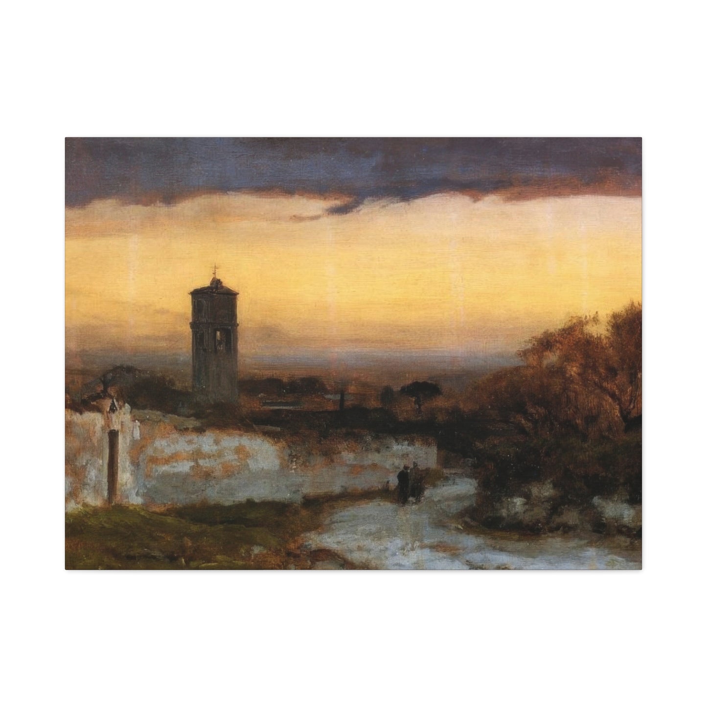Monastery At Albano George Inness Wall Art & Canvas Prints