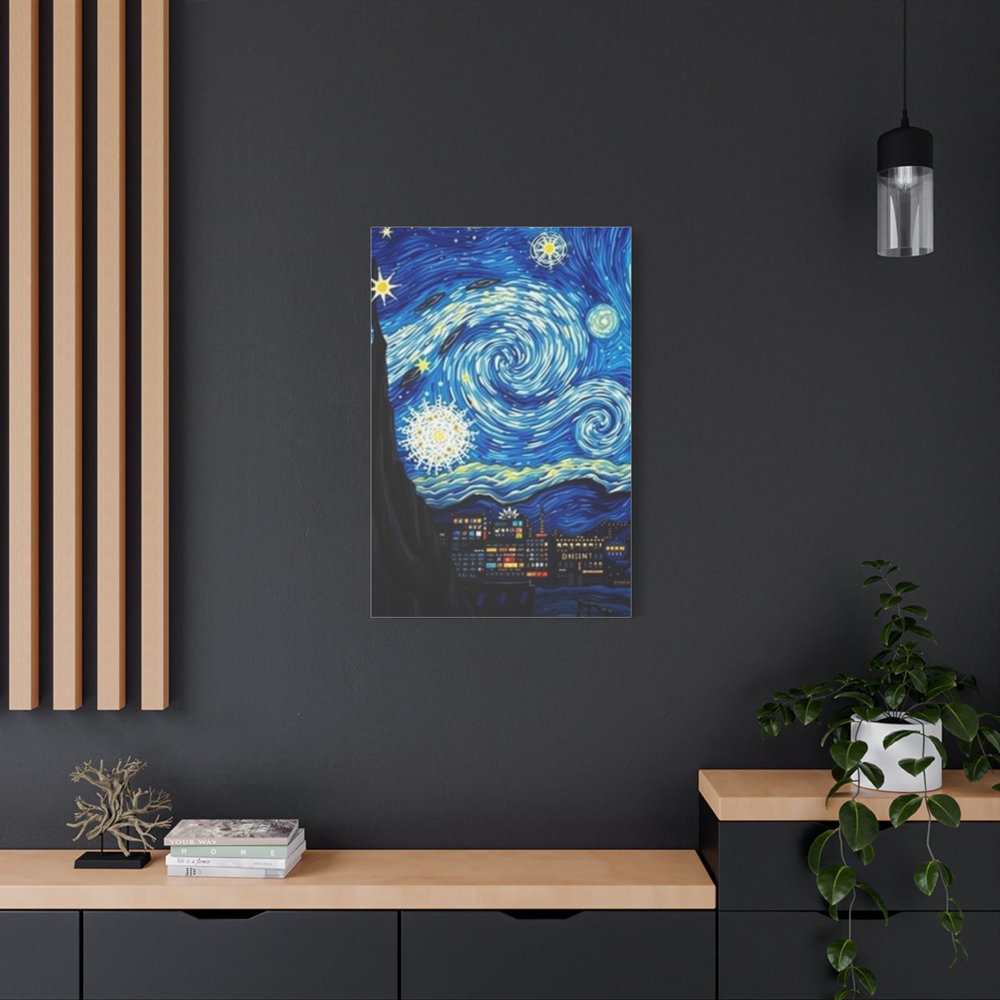 The Starry Night Canvas Art Canvas Art 4 Wall Art & Canvas Print