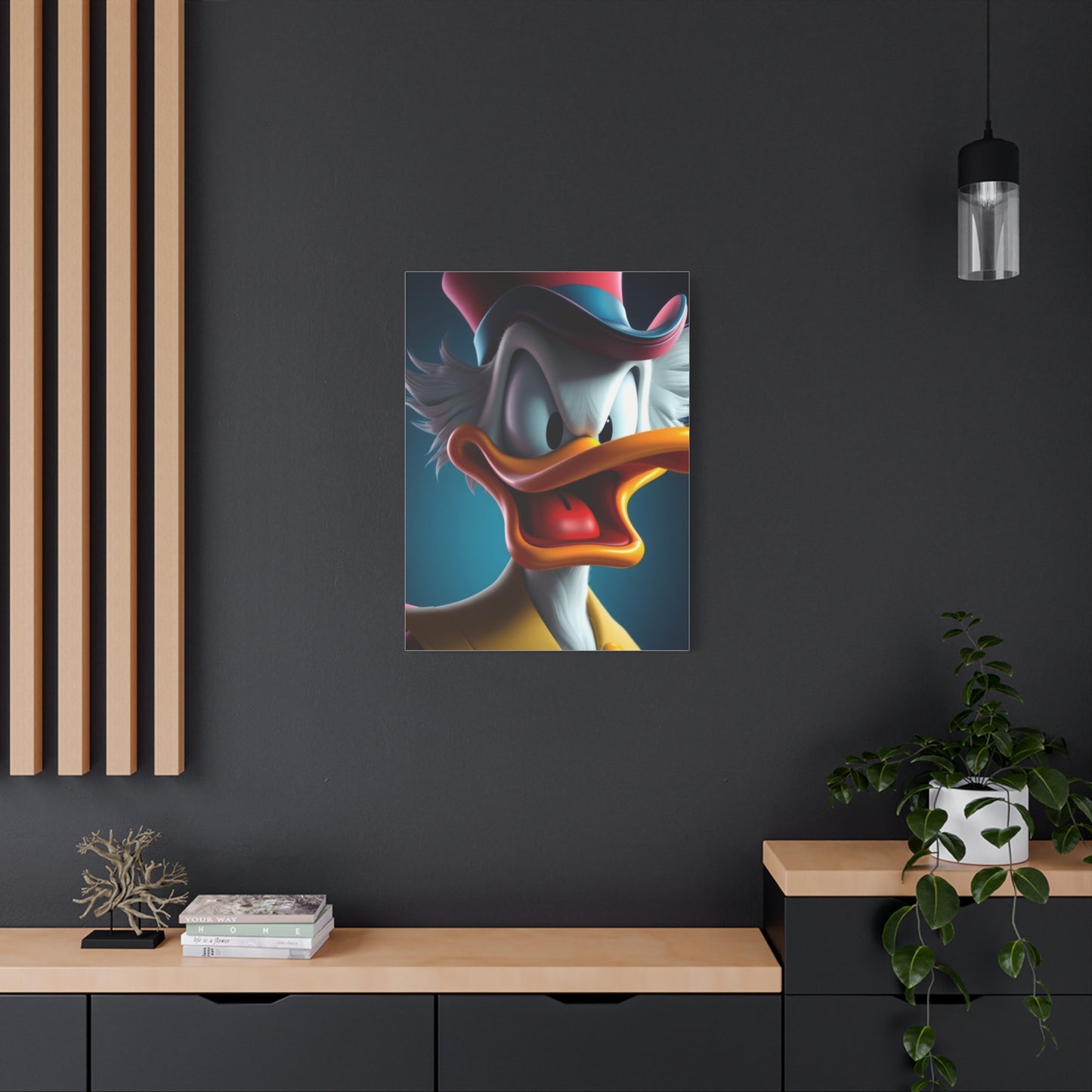 Dagobert Scrooge McDuck Art Premium Canvas 20 Wall Art & Canvas Print