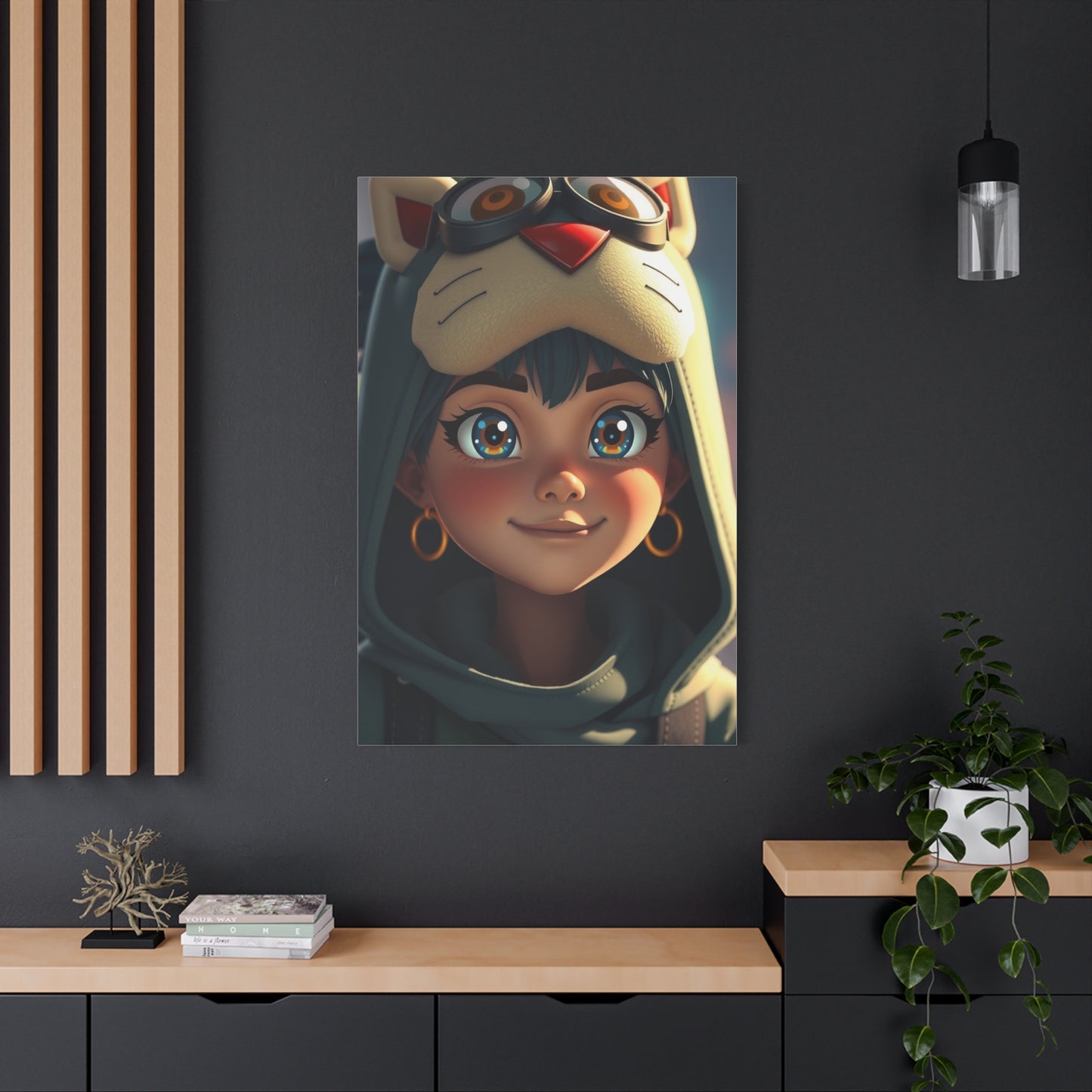 Graceful Doodle Artistry Wall Art & Canvas Print