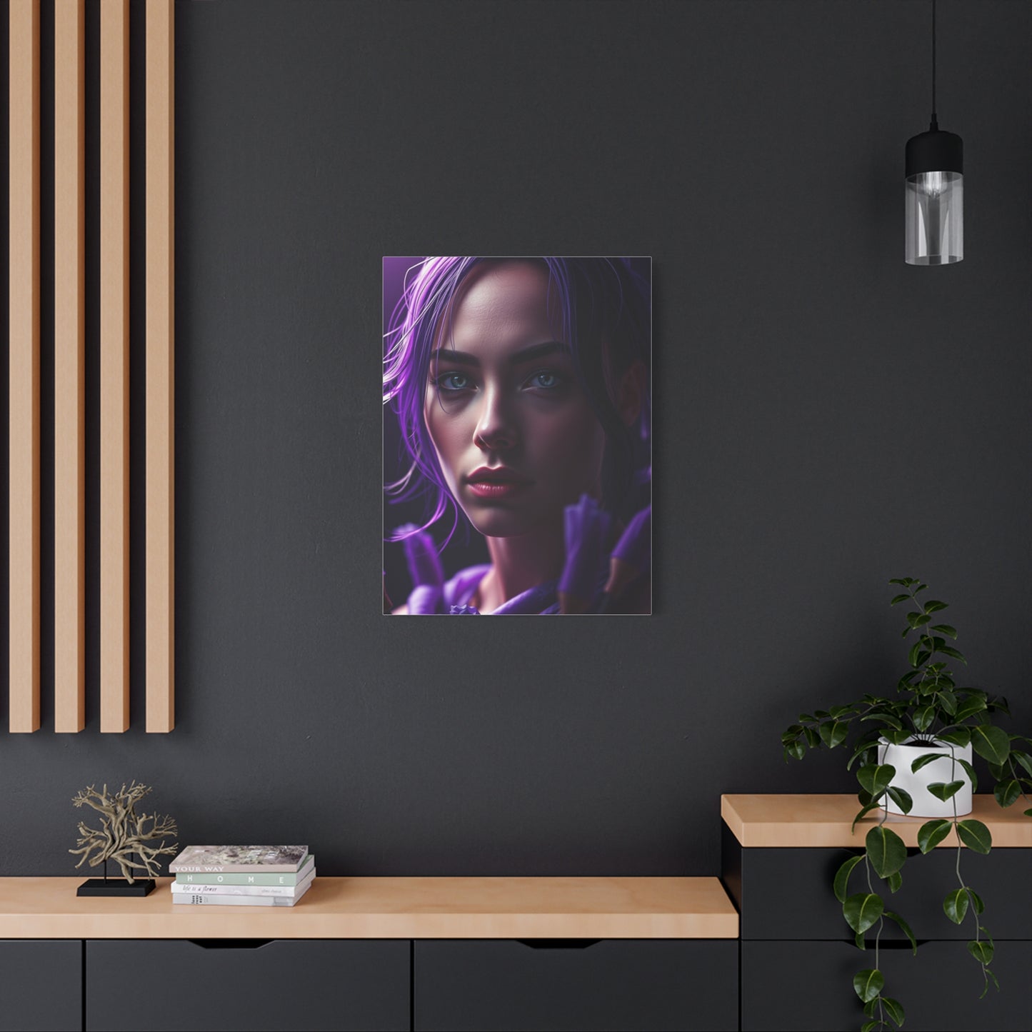 Majestic Amethyst Canvas Wall Art & Canvas Print