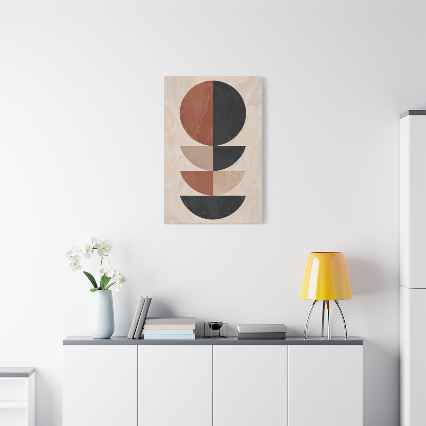 Abstract Brown Black Earth Tones Wall Art & Canvas Prints