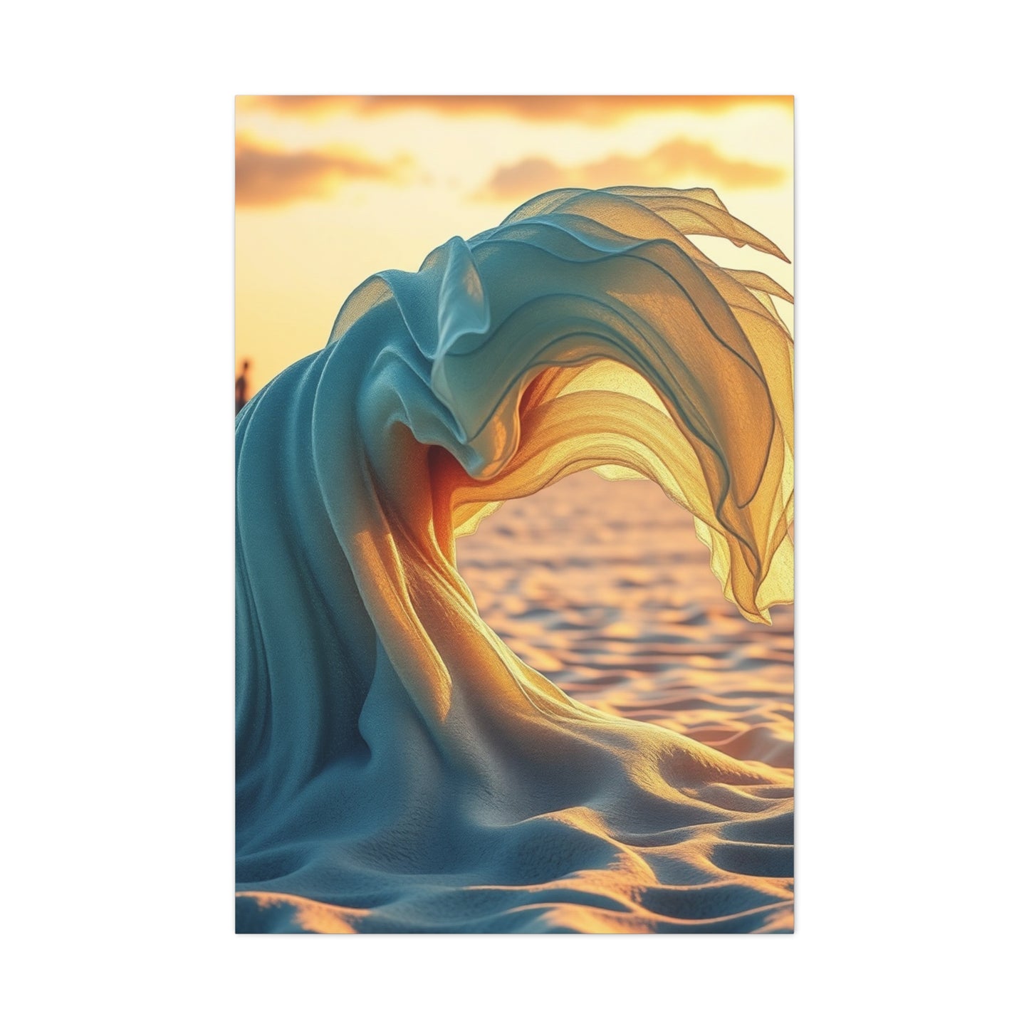 Vibrant Coastal Tapestry Wall Art & Canvas Print