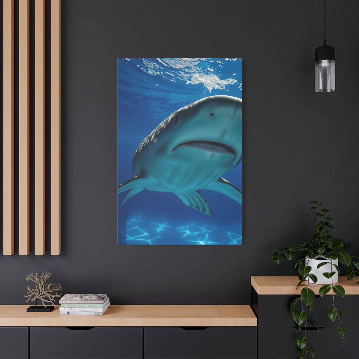 Whale Shark Art Supreme Canvas Wall Art & Canvas Print