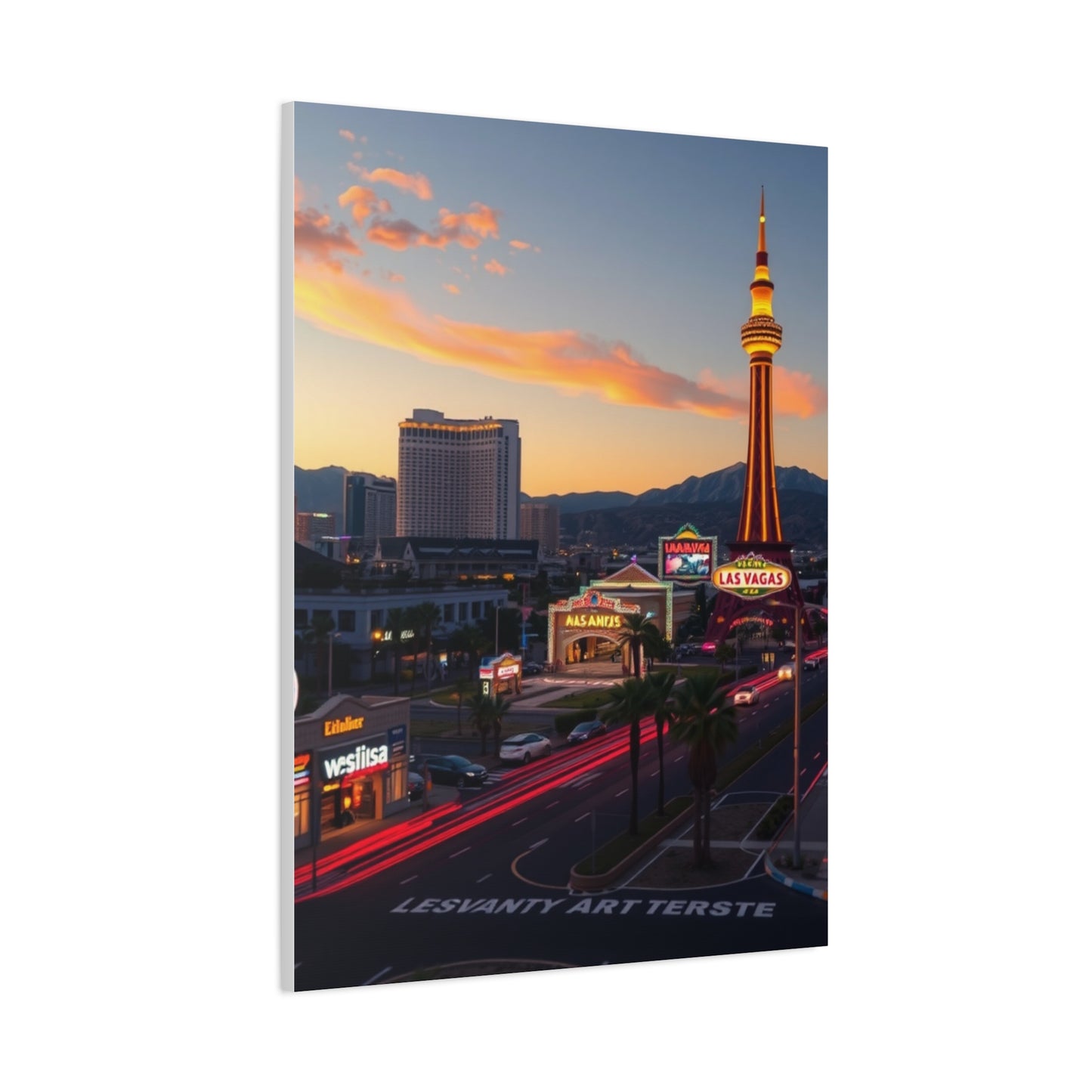 Las Vagas Art Canvas Art 4 Wall Art & Canvas Print