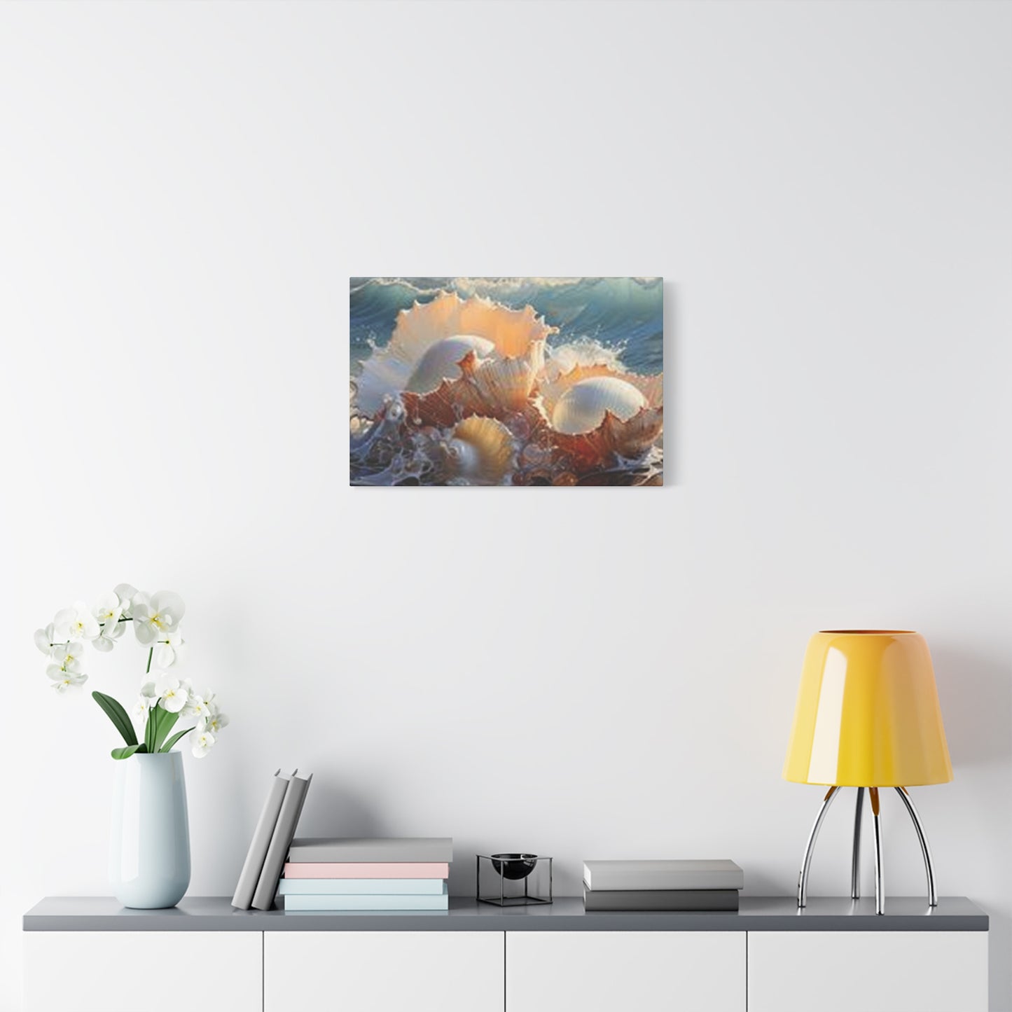 Shells At Sea Shore Wall Art & Canvas Prints