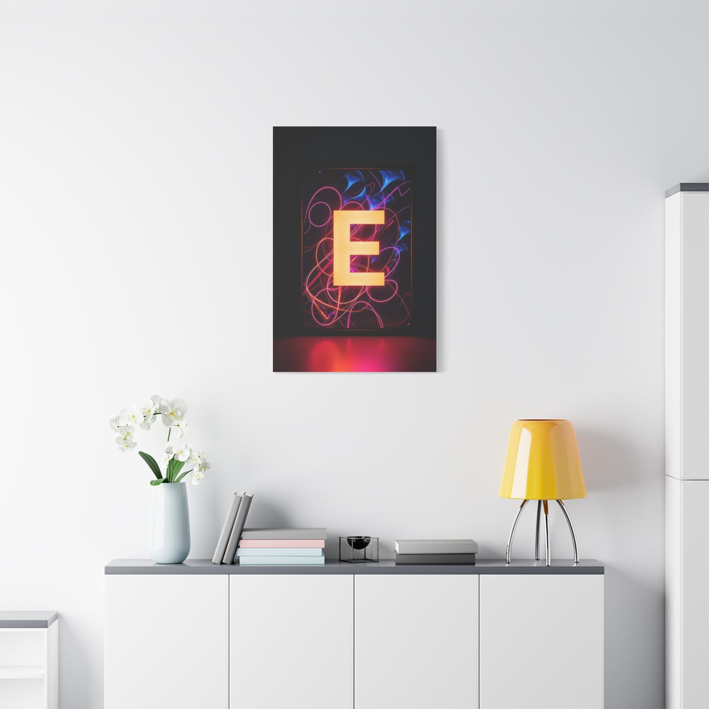 The Letter E - Art Canvas Art 1 Wall Art & Canvas Print