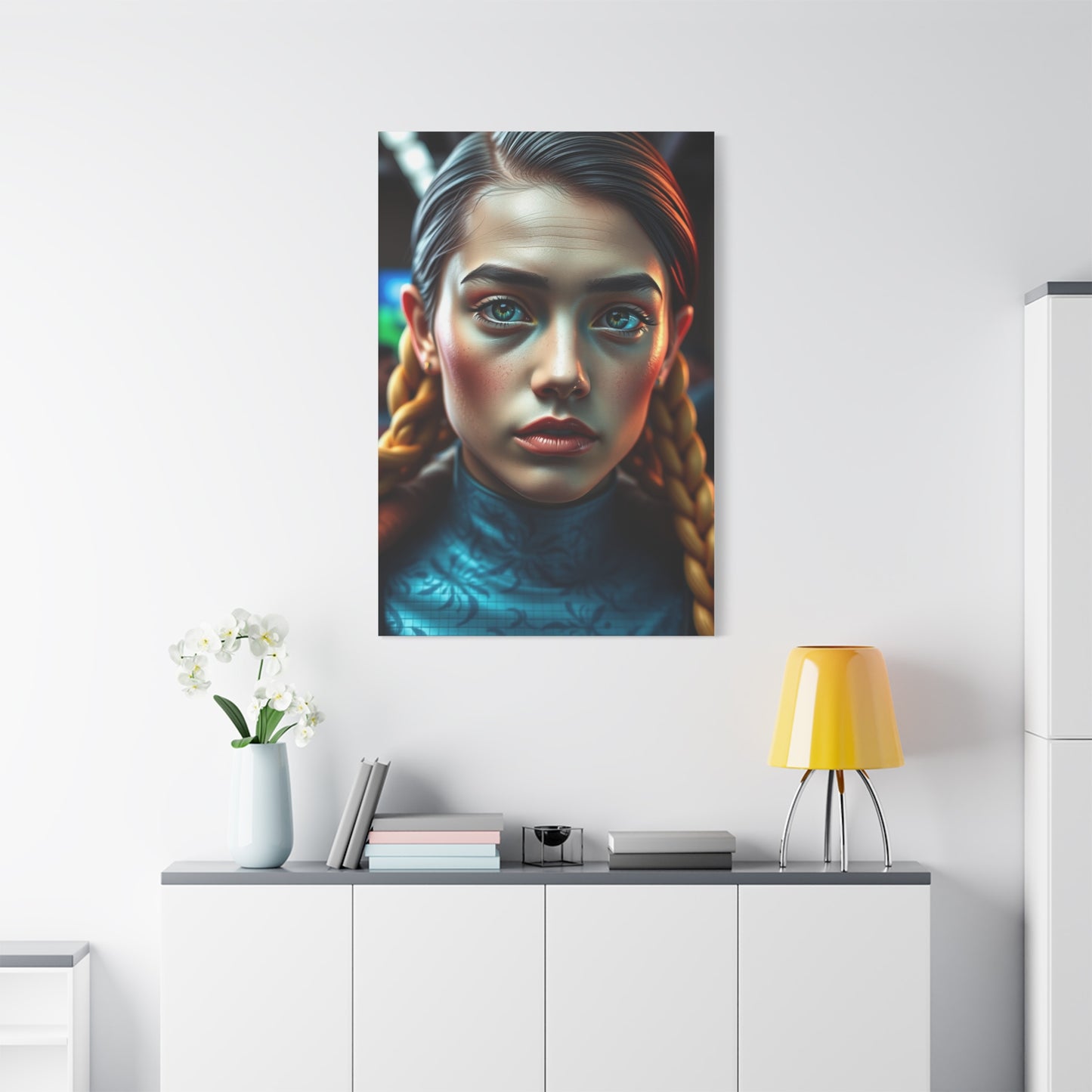 Artisanal Pixel Matrix Wall Art & Canvas Print