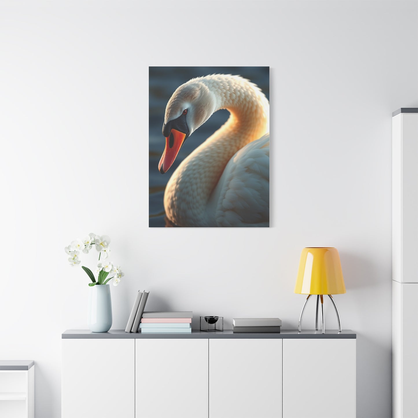 Swan Art Canvas Art 6 Wall Art & Canvas Print