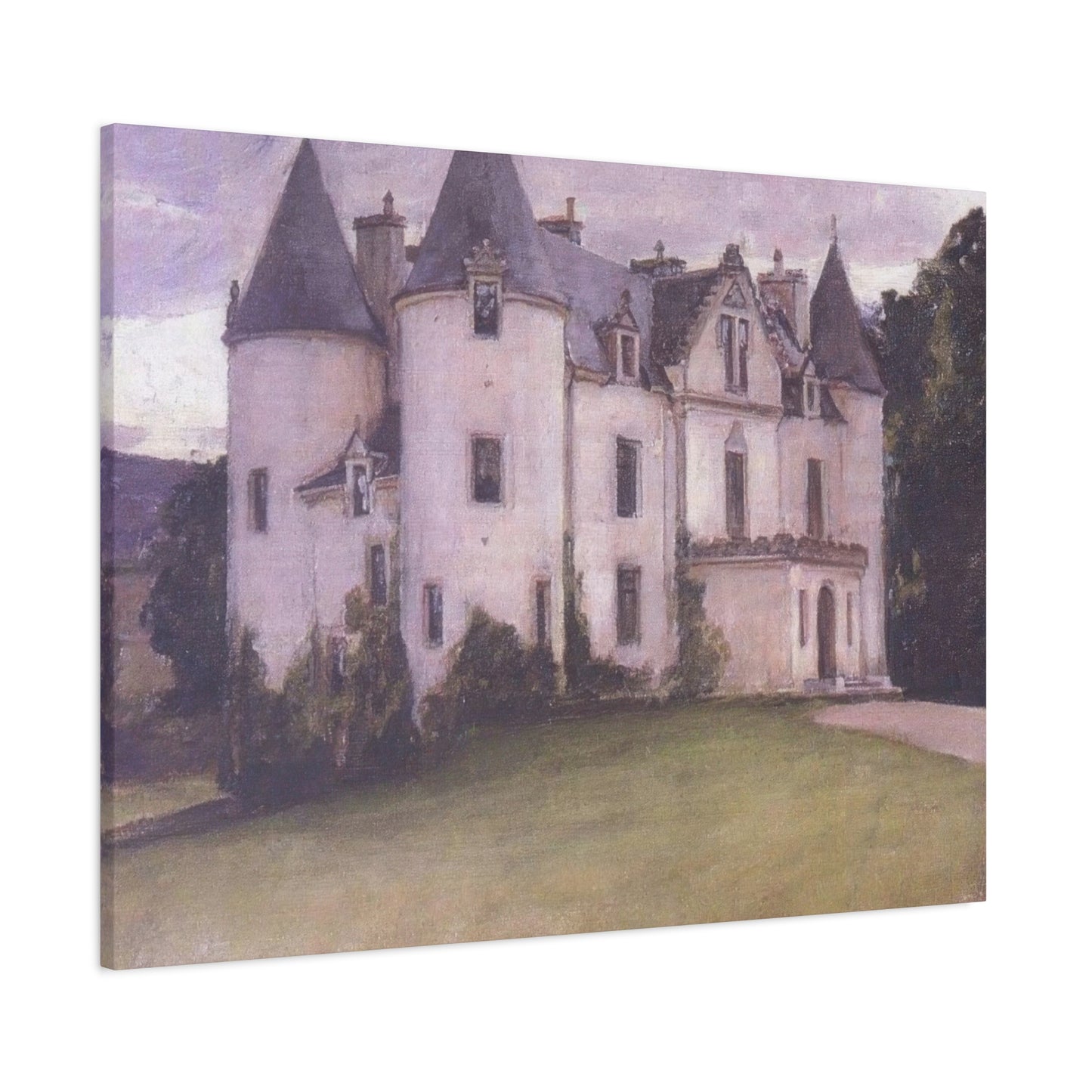 John William A Scottish Baronial House Wall Art & Canvas Prints
