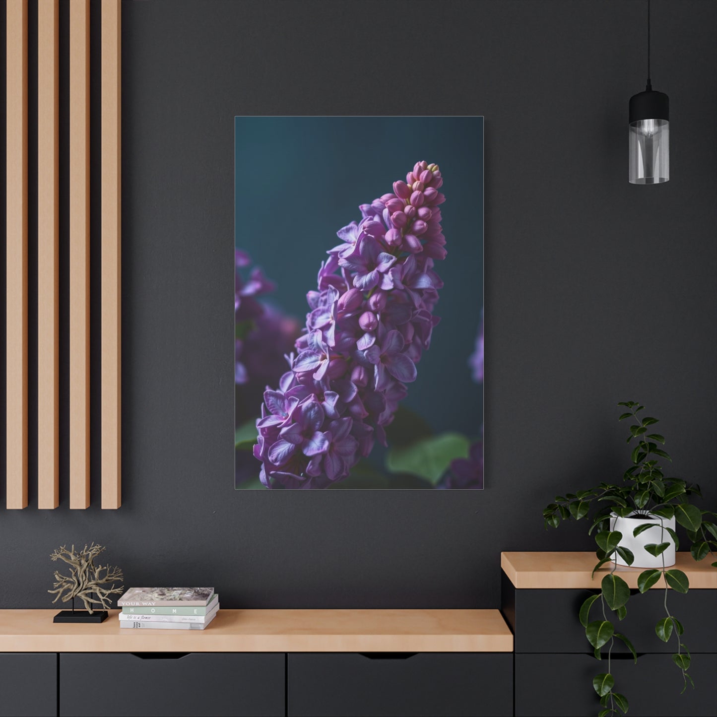Elite Lilac Flower Art Vision Wall Art & Canvas Print