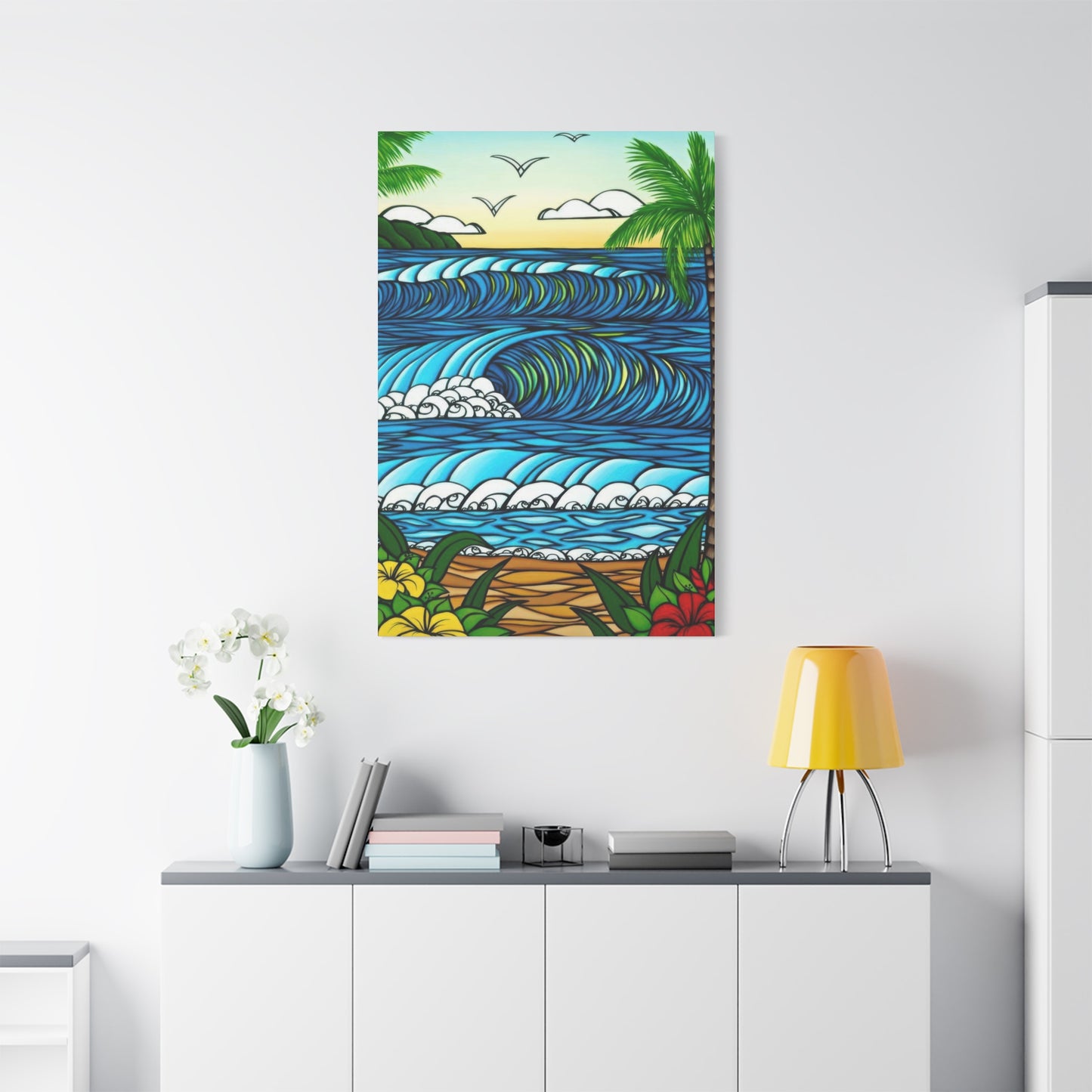 Hawaiian Waves Wall Art & Canvas Prints