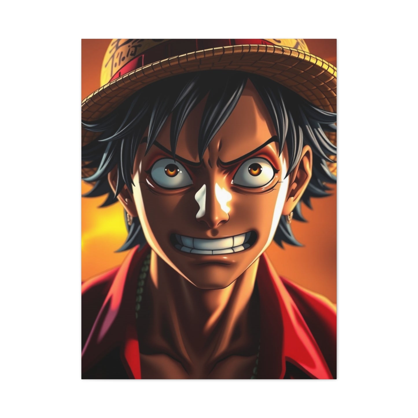Monkey D. Luffy Art Canvas Art 8 Wall Art & Canvas Print