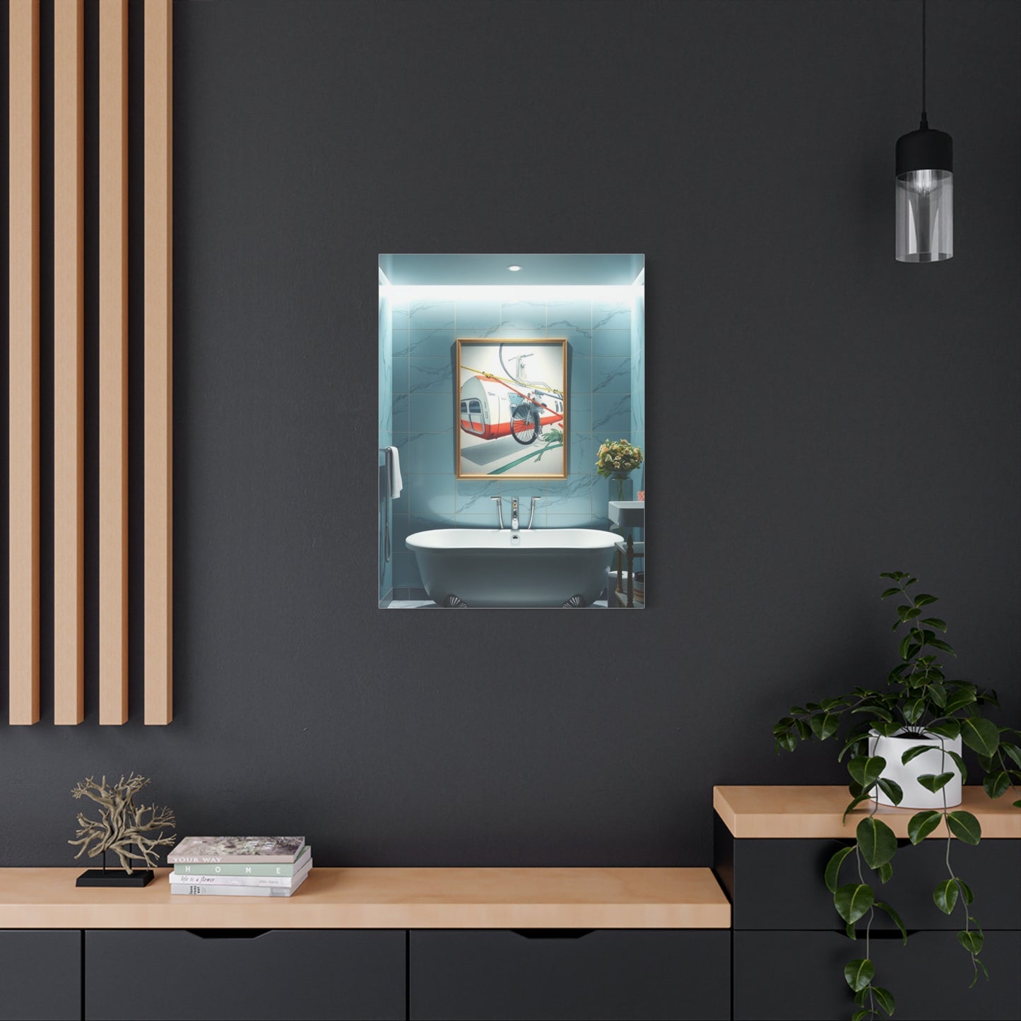 Majestic Bath Canvas Ensemble Wall Art & Canvas Print