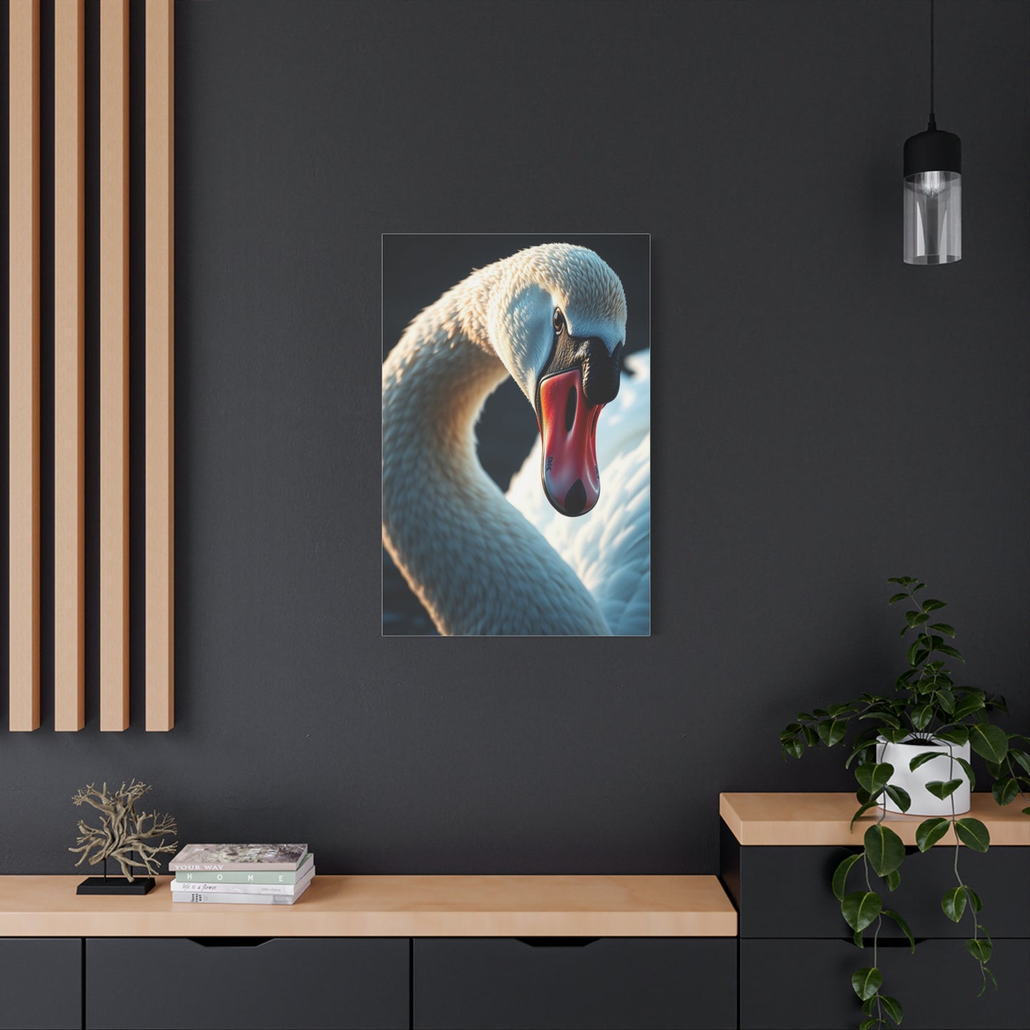 Swan Art Canvas Art 3 Wall Art & Canvas Print