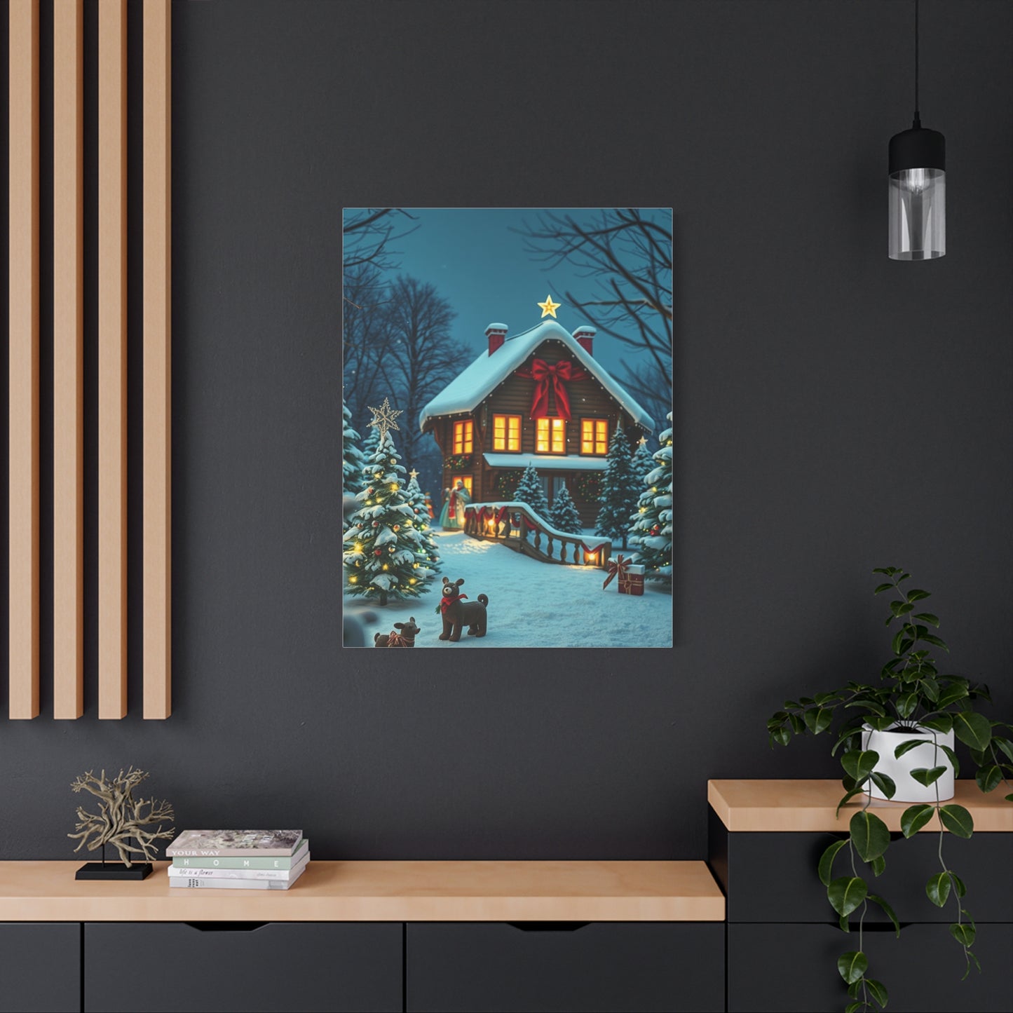 Nostalgic Noël Elegance Wall Art