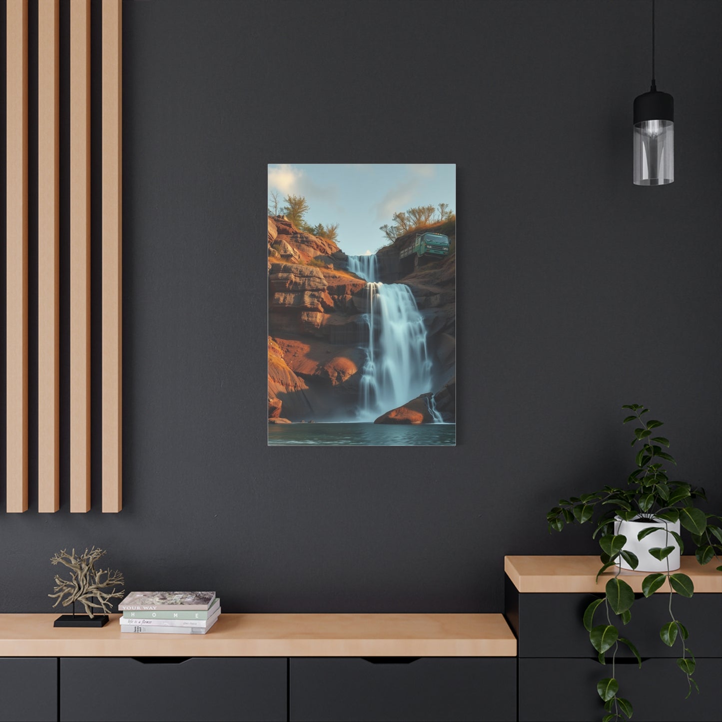 Refined Torrent Aesthetic Wall Art & Canvas Print