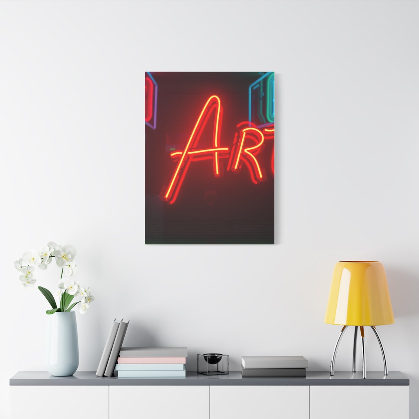 Neon Art Premium Canvas 17 Wall Art & Canvas Print