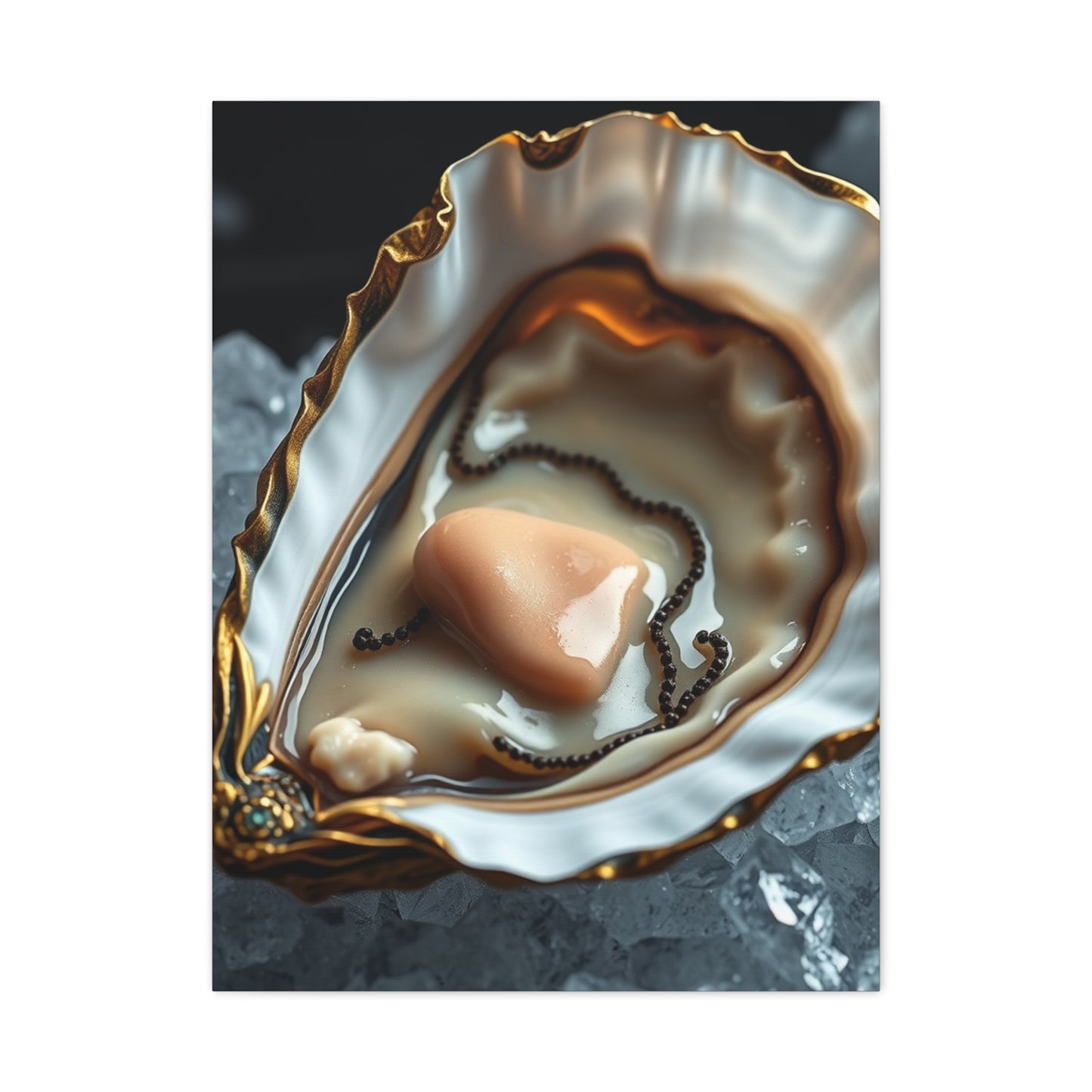 Oyster Art Canvas Art 4 Wall Art & Canvas Print