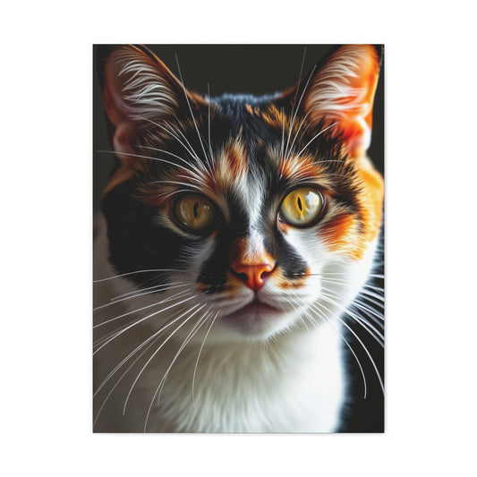 Calico Cat Art Refined Canvas Wall Art & Canvas Print