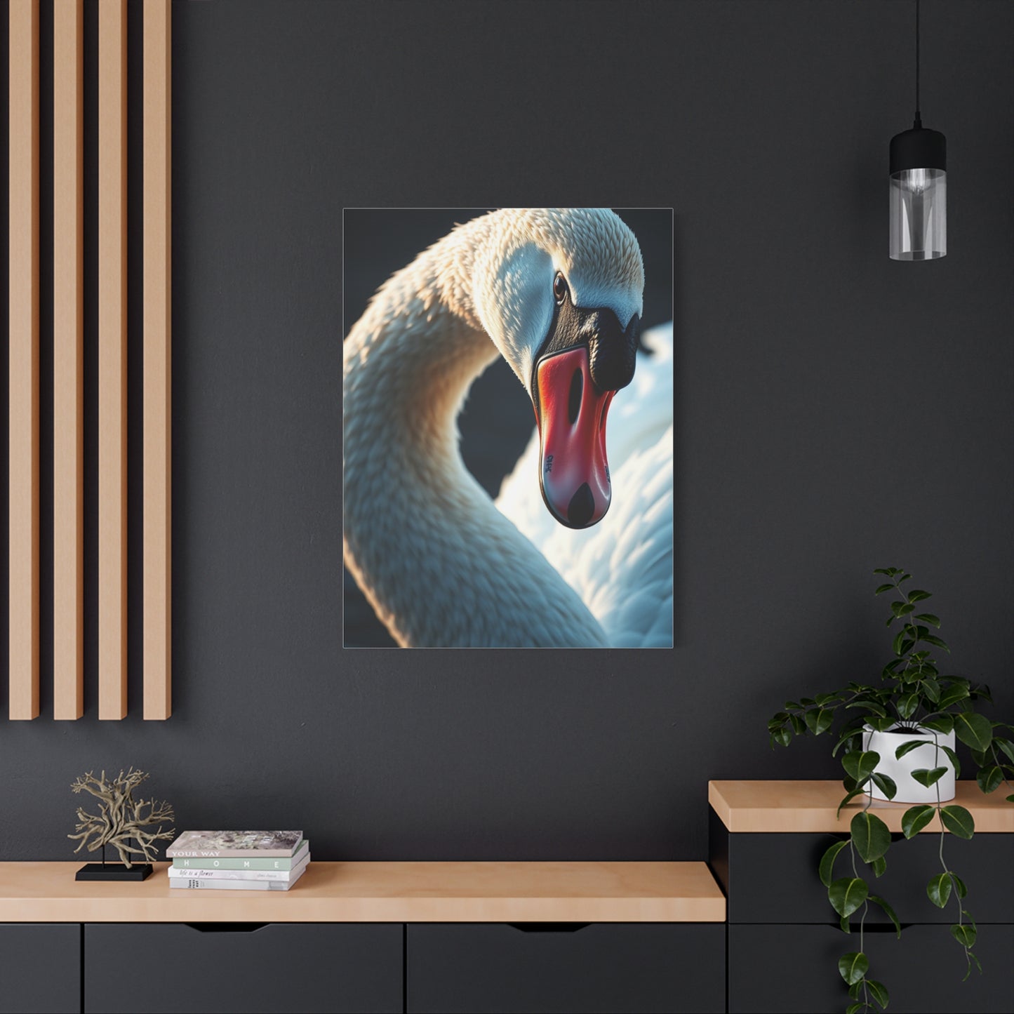 Swan Art Canvas Art 3 Wall Art & Canvas Print