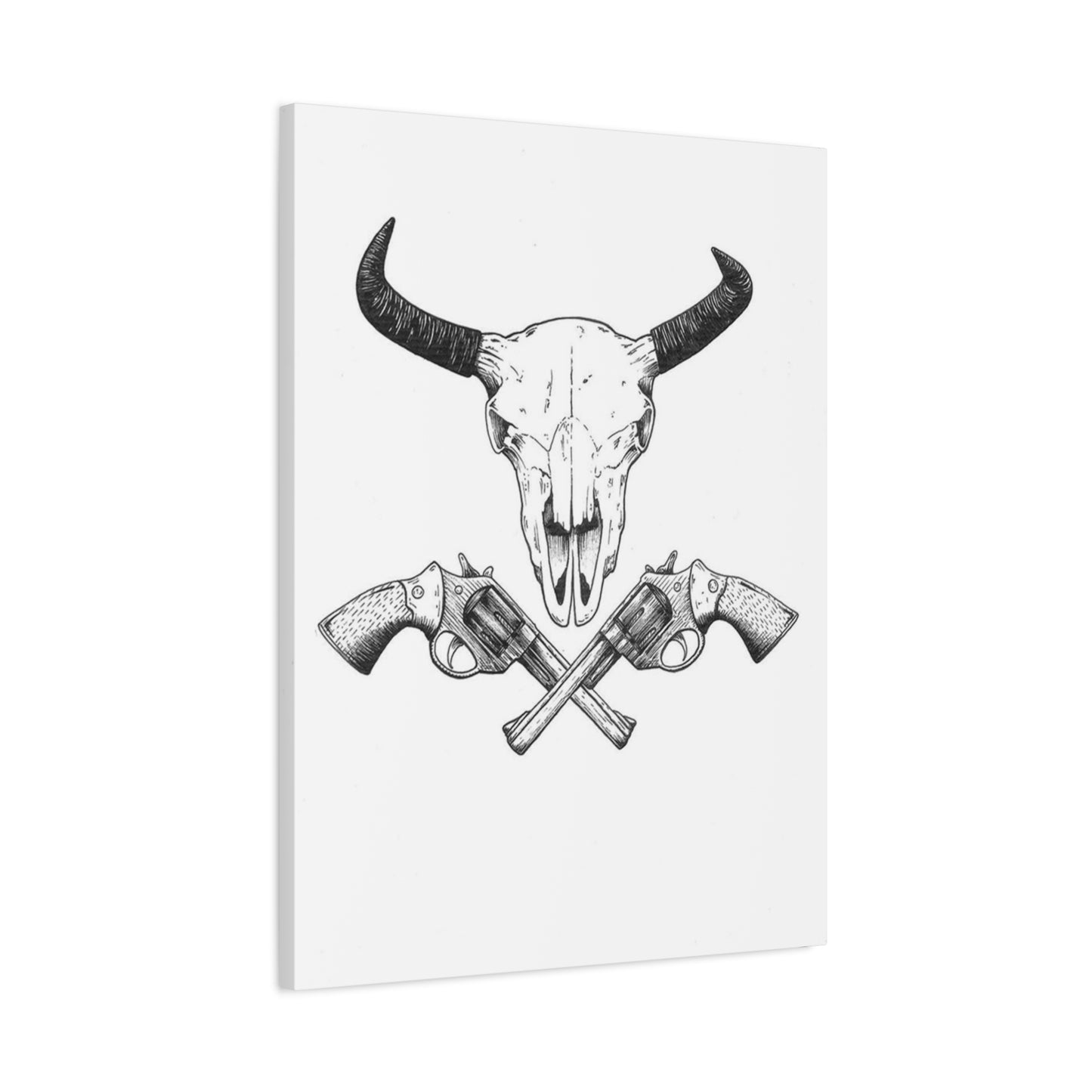 Gun Sketch Wall Art & Canvas Prints