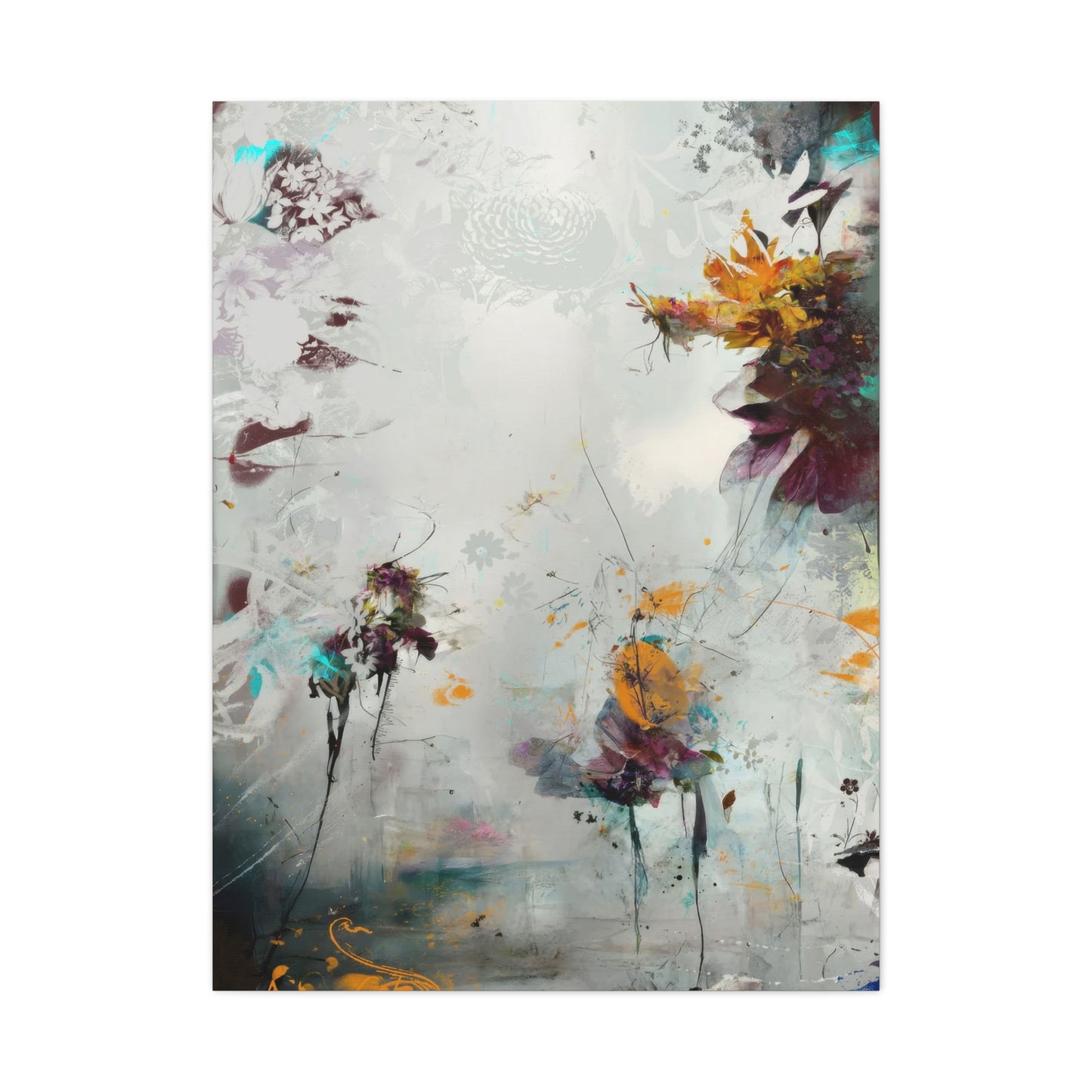 Misty Floral Dreams Wall Art & Canvas Prints