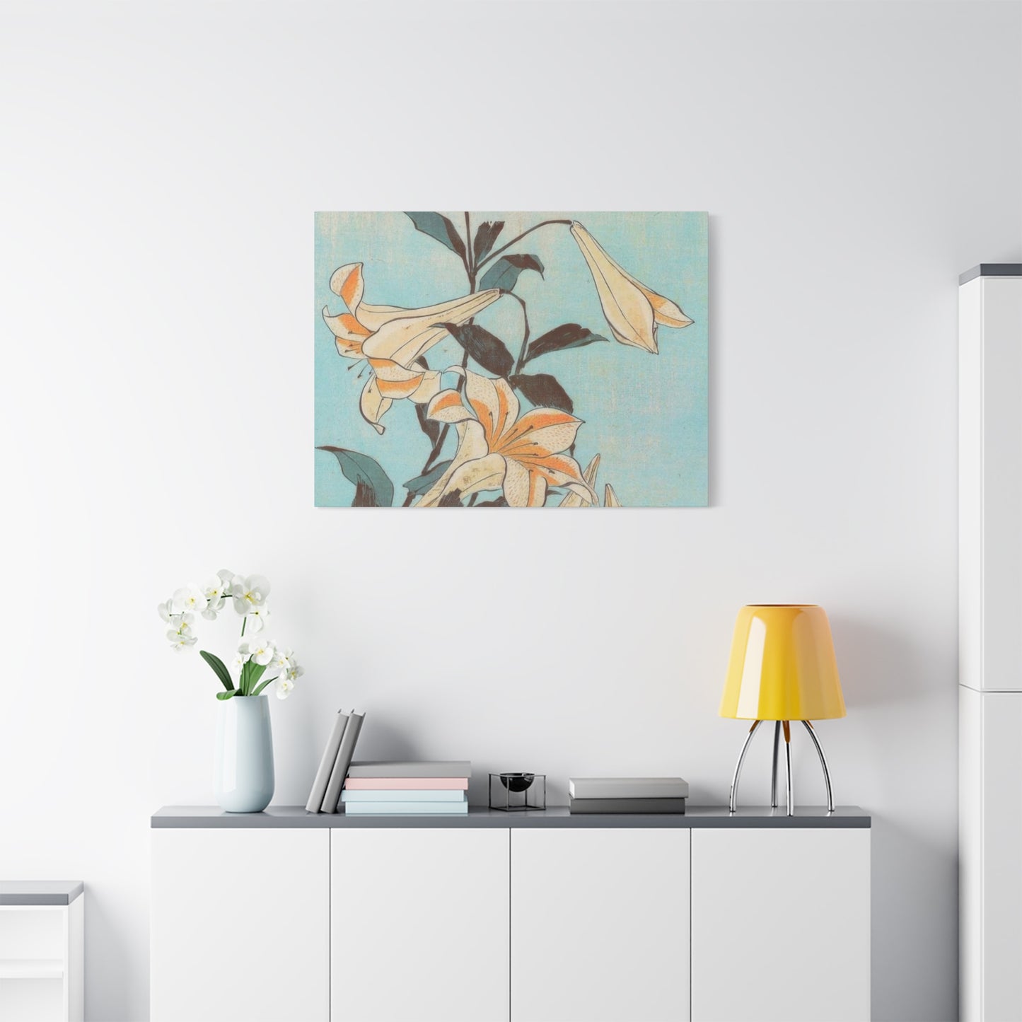 Katsushika Hokusai Ai Lilies Wall Art & Canvas Prints
