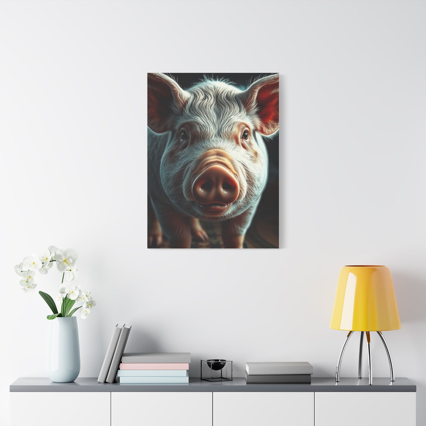 Pig Art Canvas Art 8 Wall Art & Canvas Print