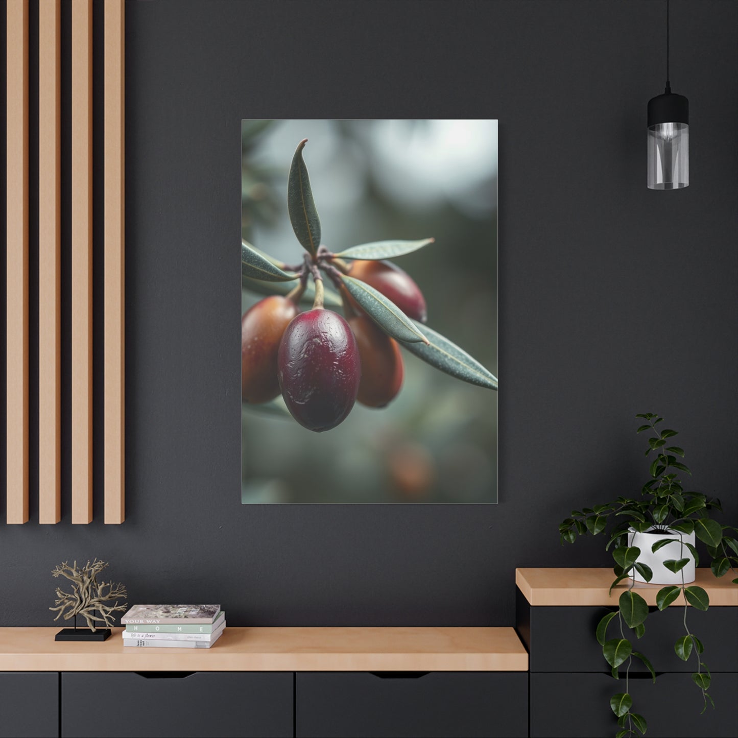 Olive Tranquility Tableau Wall Art & Canvas Print