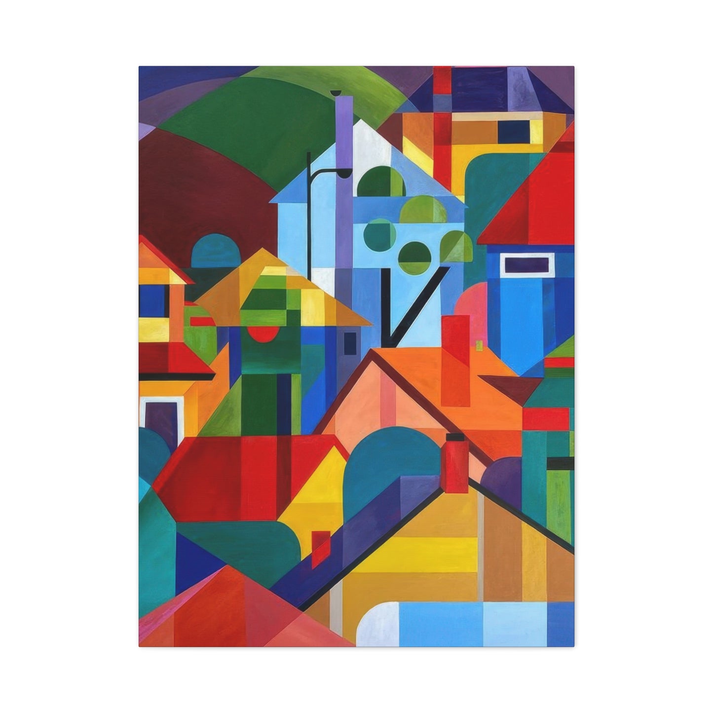 Cityscape Cubism Wall Art & Canvas Prints