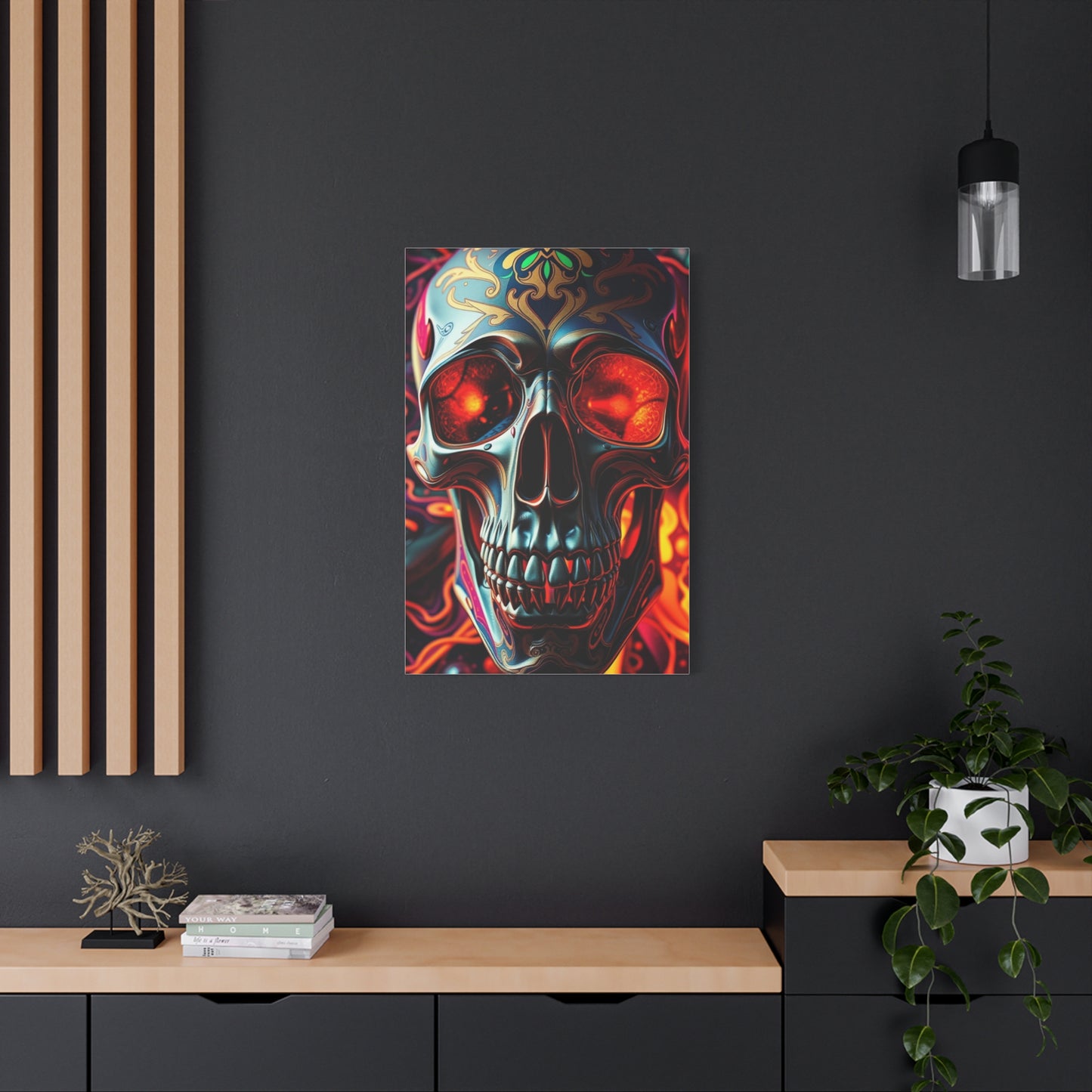 Luminous Skull Enigma Wall Art & Canvas Print