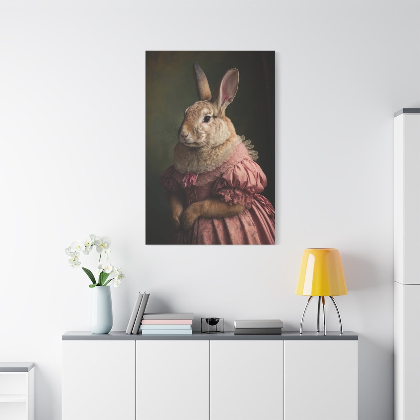 Lady Cottontail's Portrait Wall Art & Canvas Prints