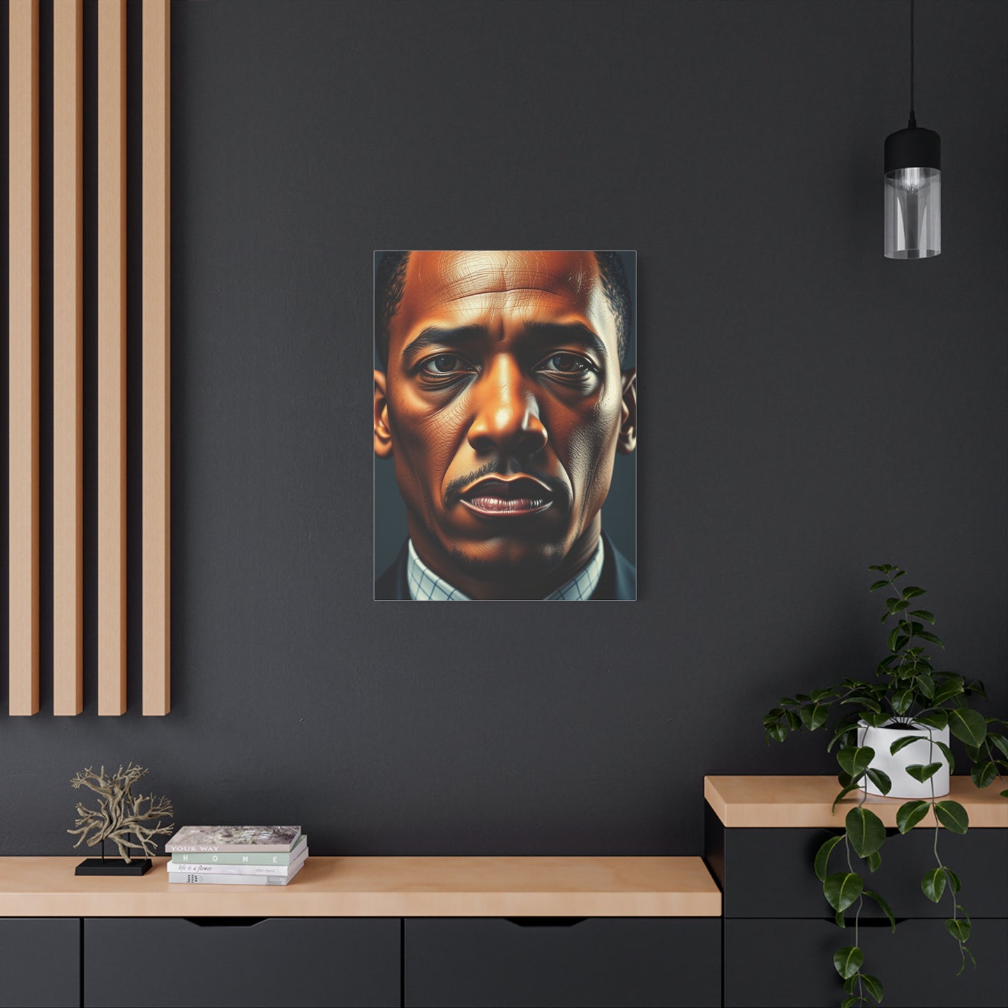 Malcolm X Reverence Canvas