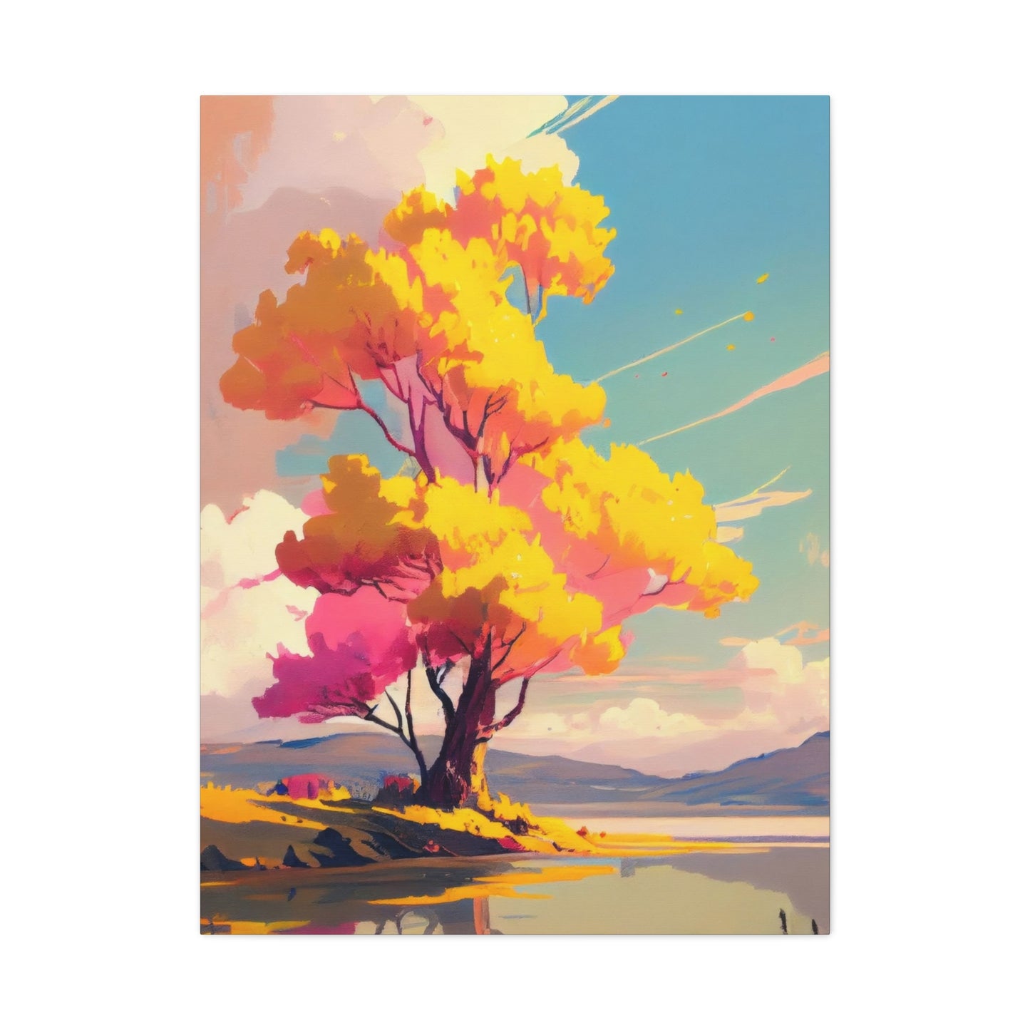 Yellow Lush Tree Wall Art & Canvas Prints