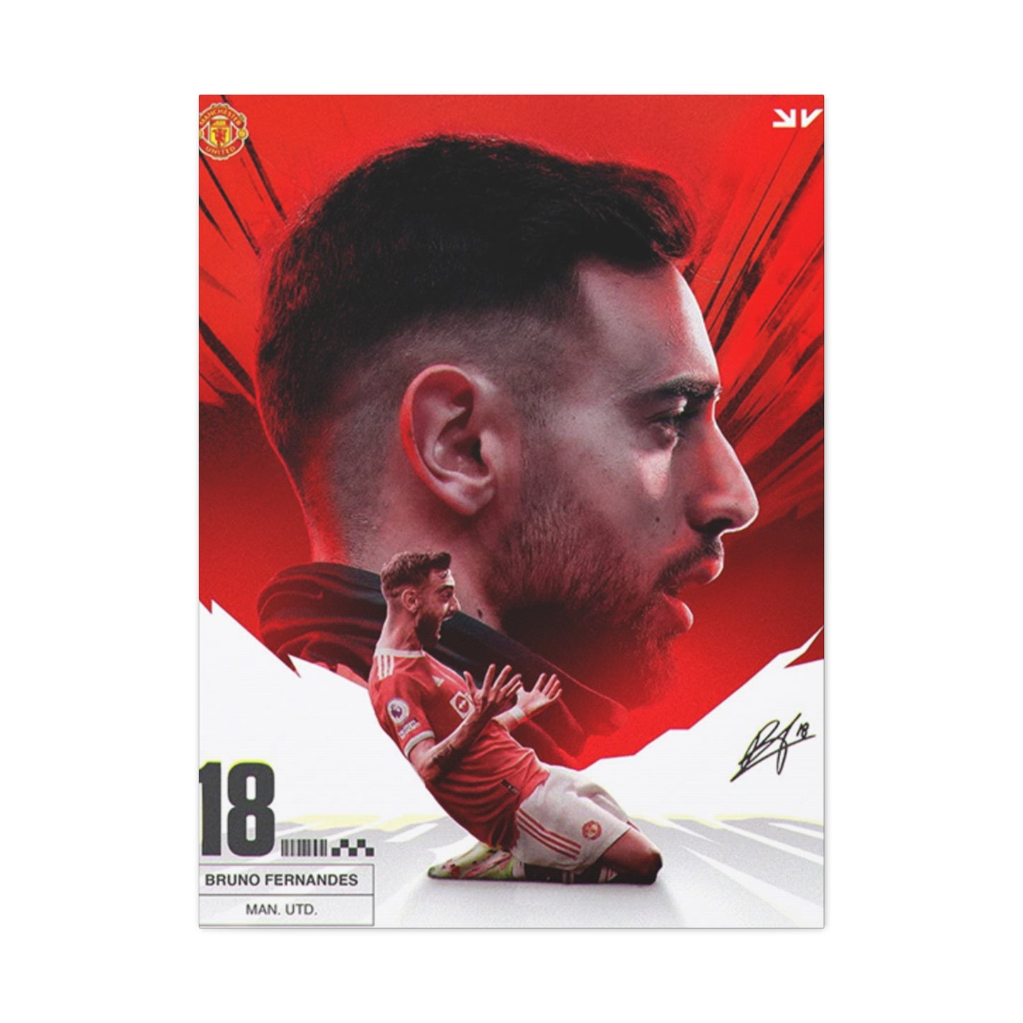 Bruno Fernandes Football Wall Art & Canvas Prints