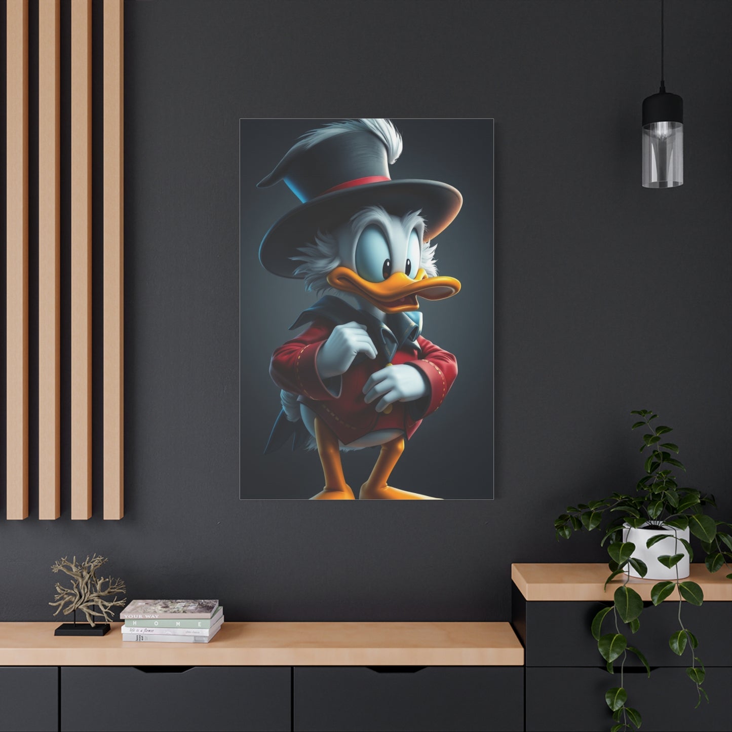 Grandiose Feathered Elegance Wall Art & Canvas Print