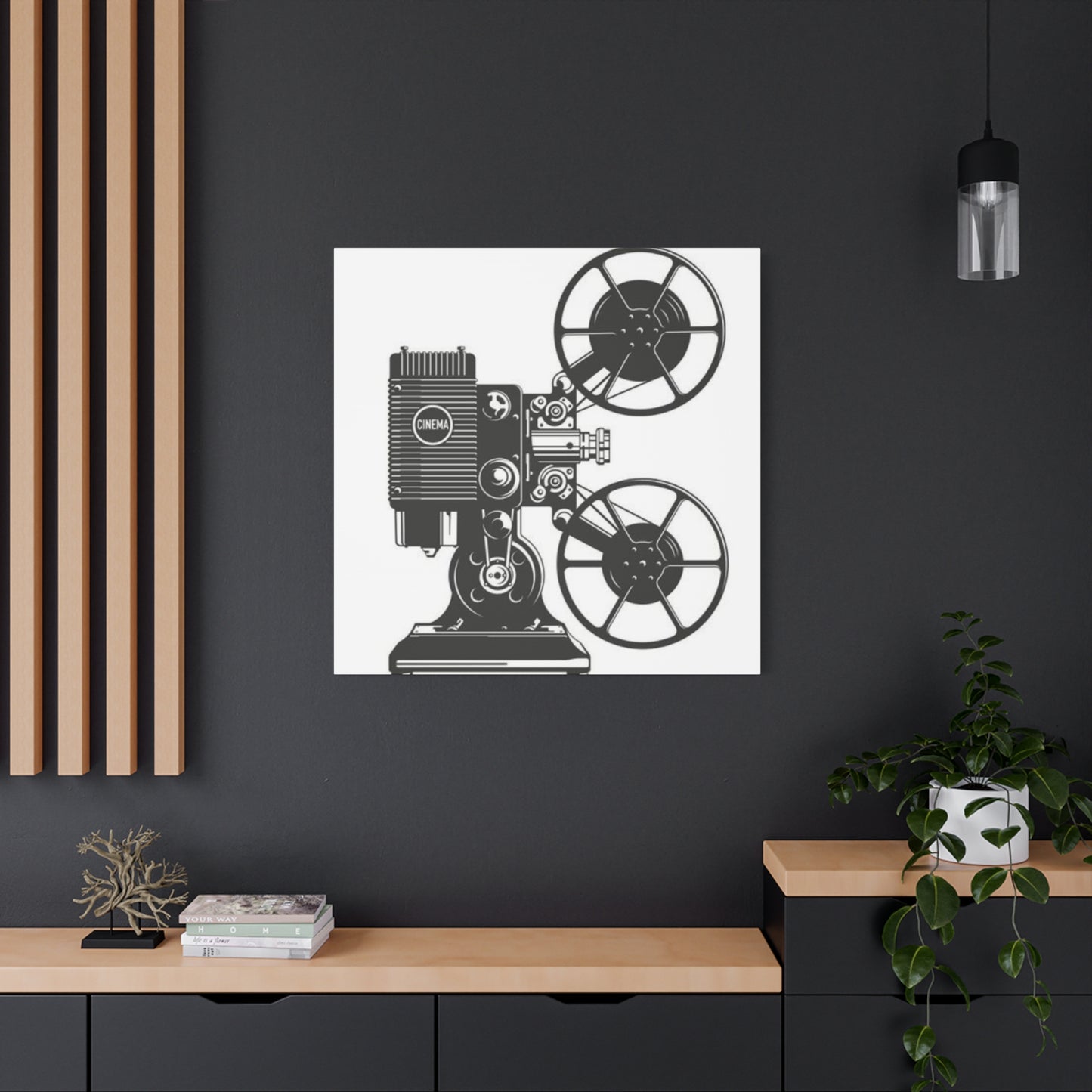 Old Cinema Camera Wall Art & Canvas Prints