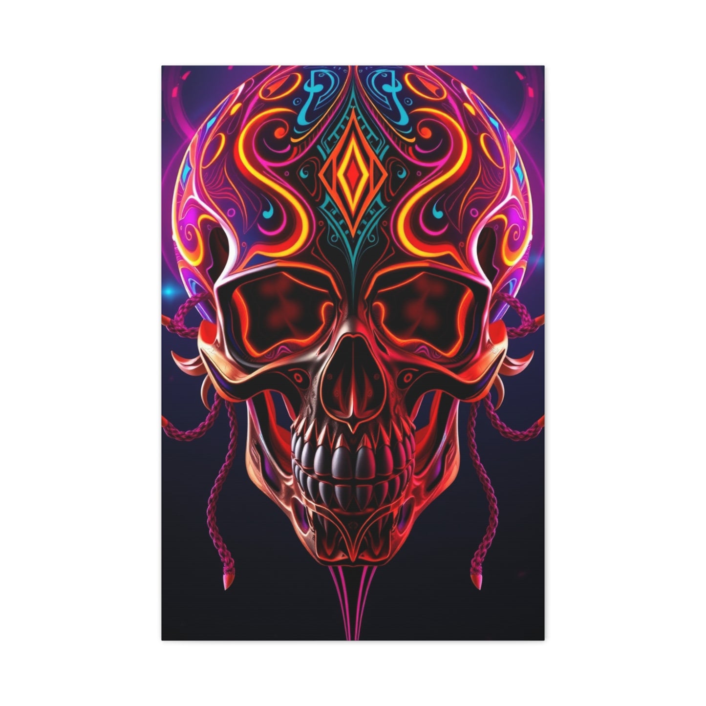 Opulent Skull Phantasm Wall Art & Canvas Print