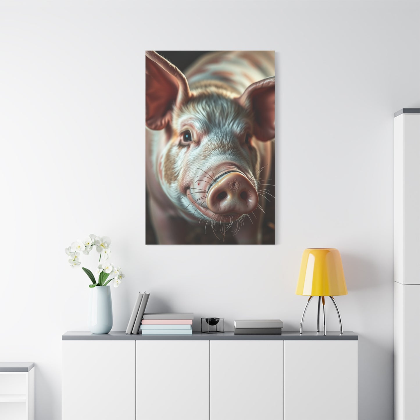 Pig Art Canvas Art 3 Wall Art & Canvas Print