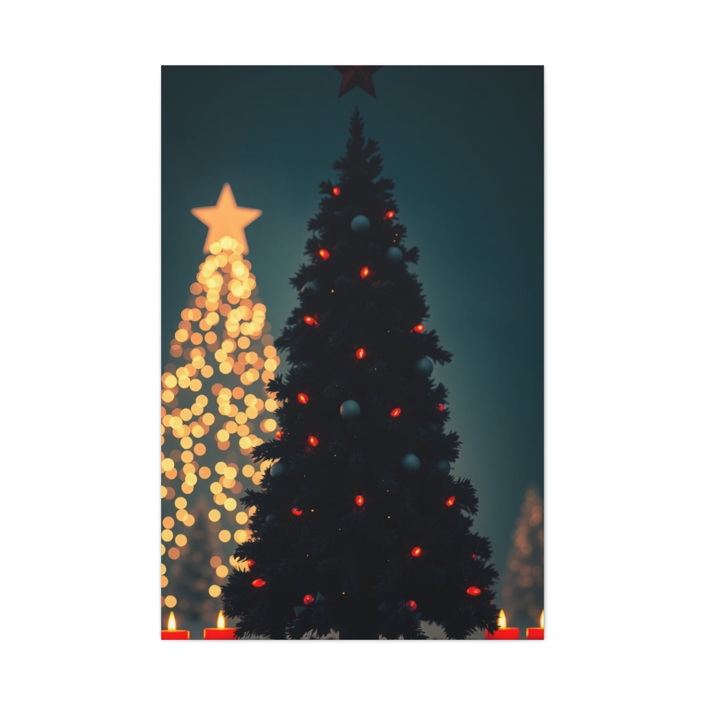 Masterpiece Black Christmas Art Vision Wall Art & Canvas Print