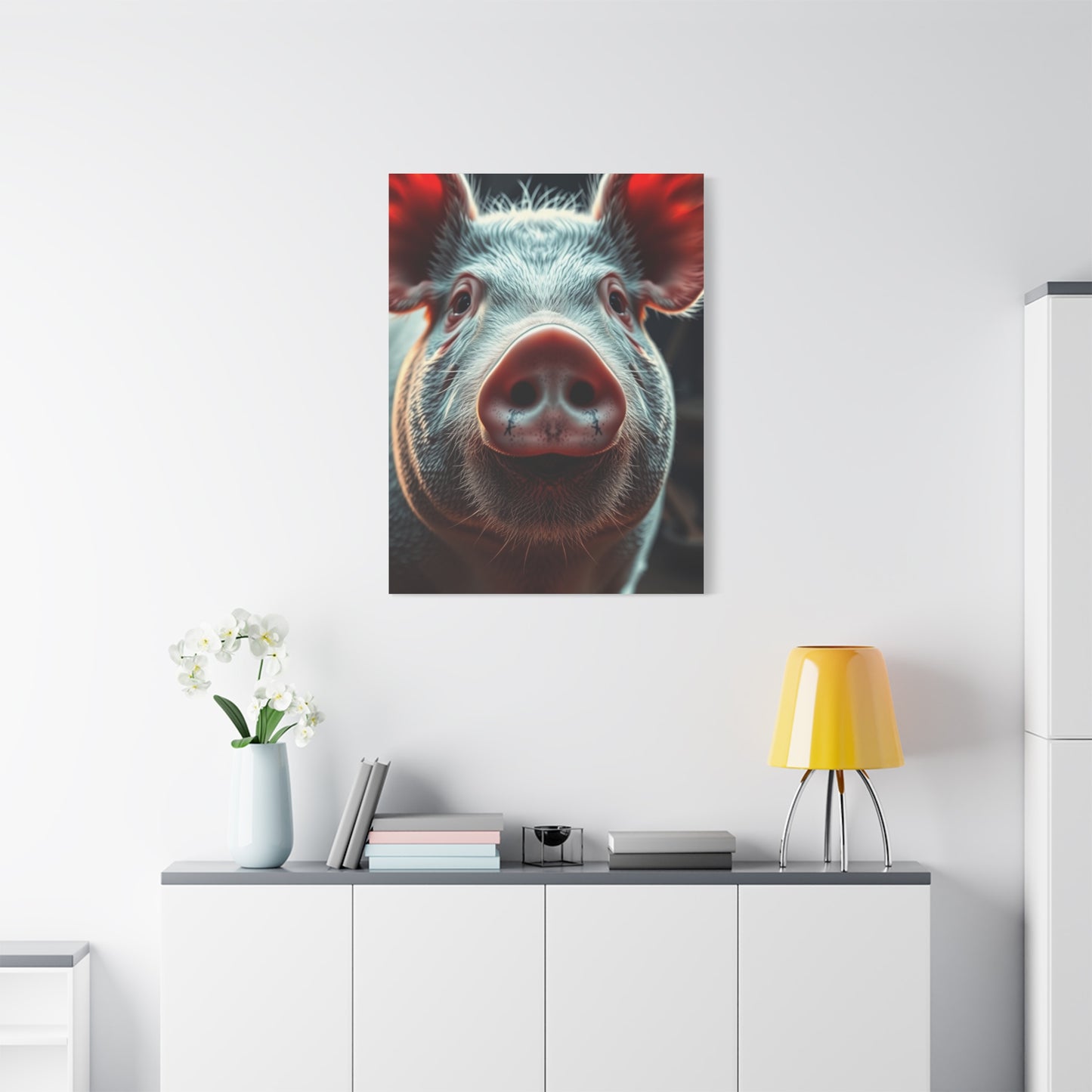 Pig Art Canvas Art 6 Wall Art & Canvas Print
