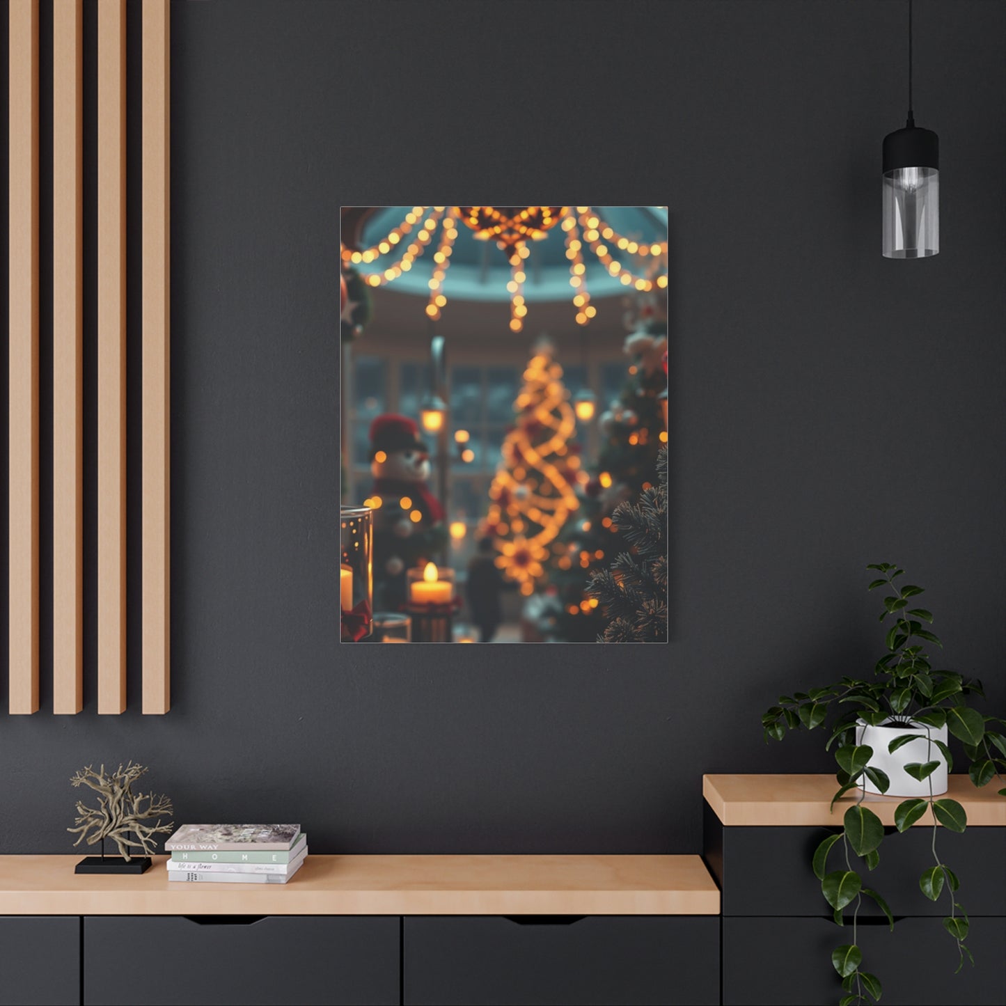 Yuletide Elegance Canvas Wall Art & Canvas Print