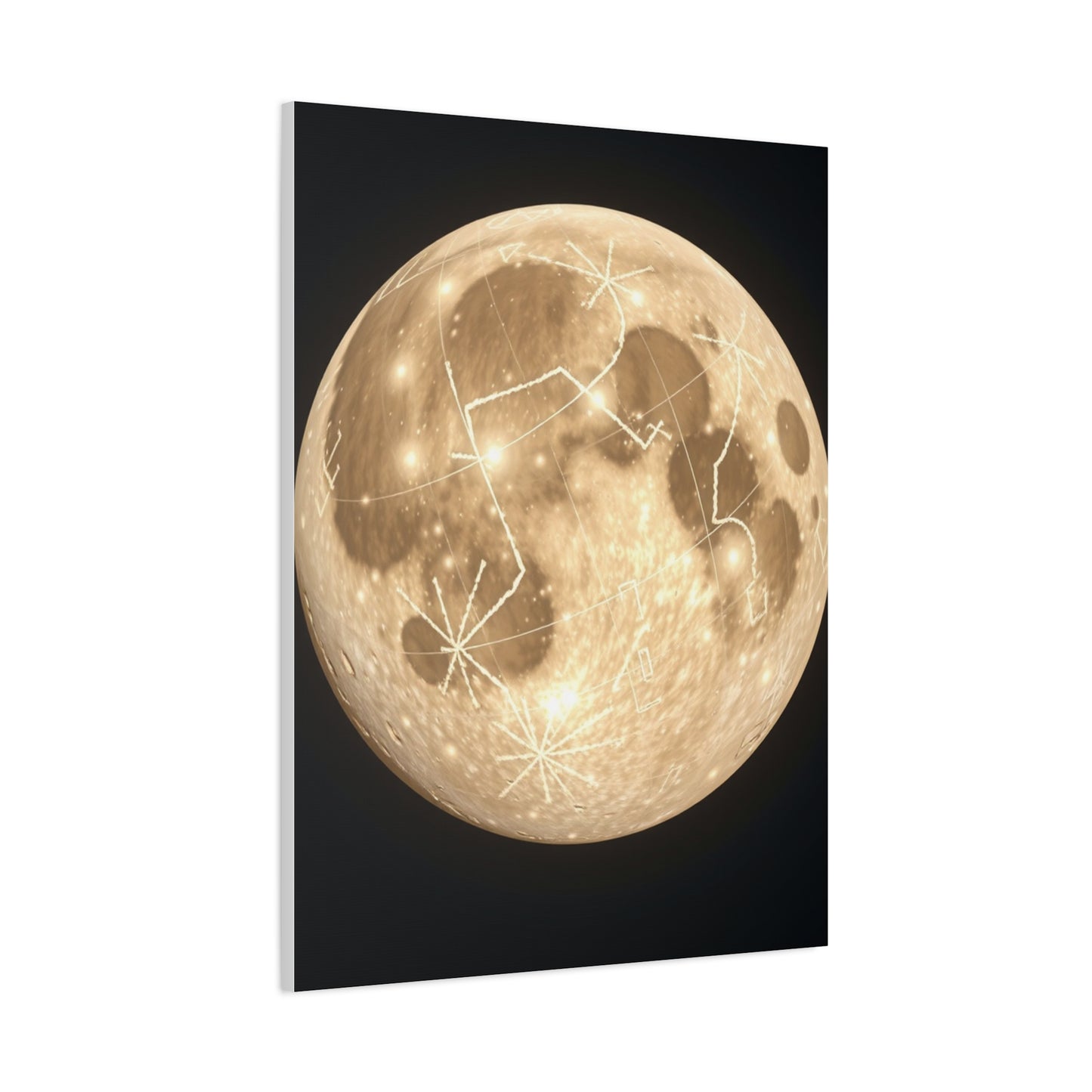 Moon Art Premium Canvas 18 Wall Art & Canvas Print