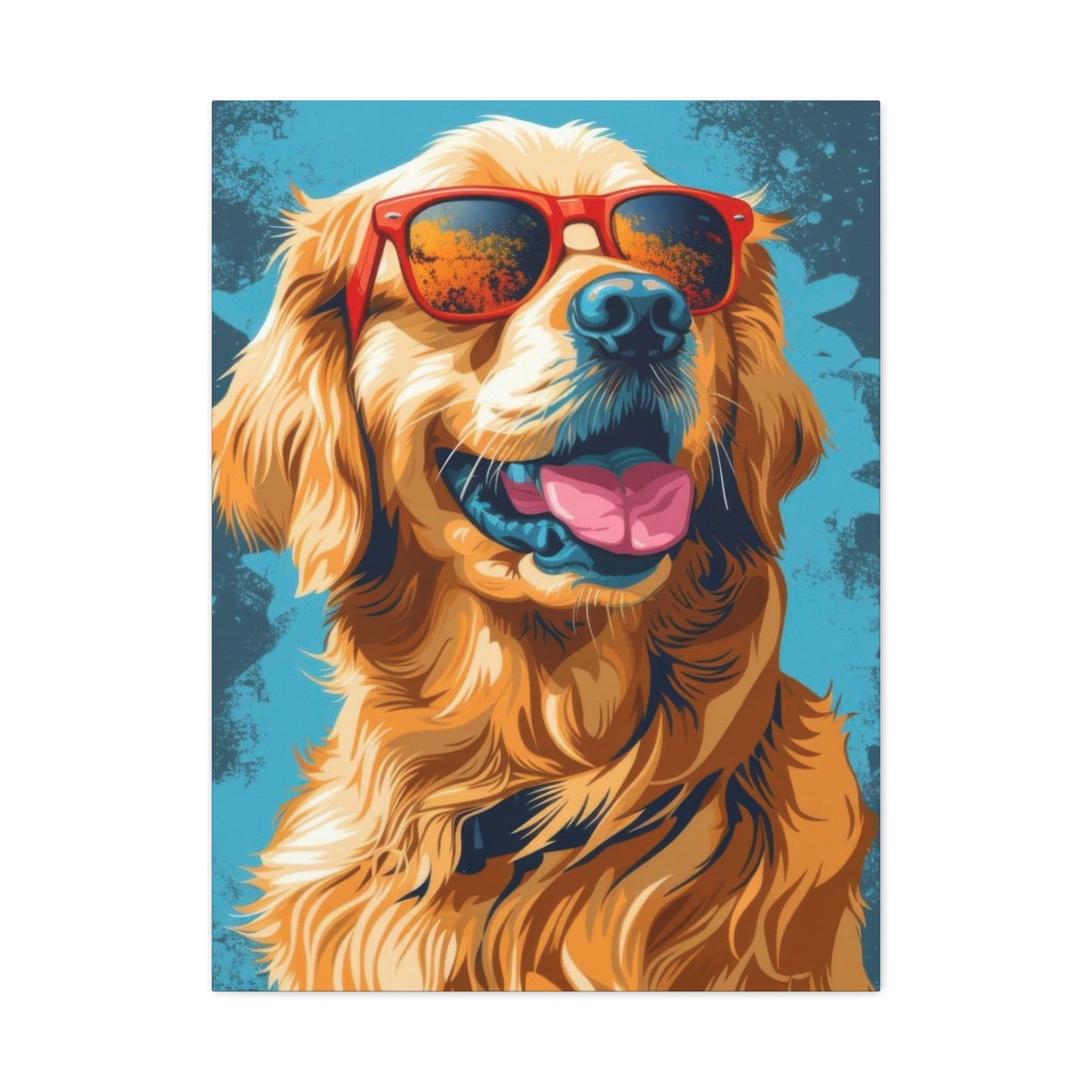 Golden Retriever Sunglasses Wall Art & Canvas Prints