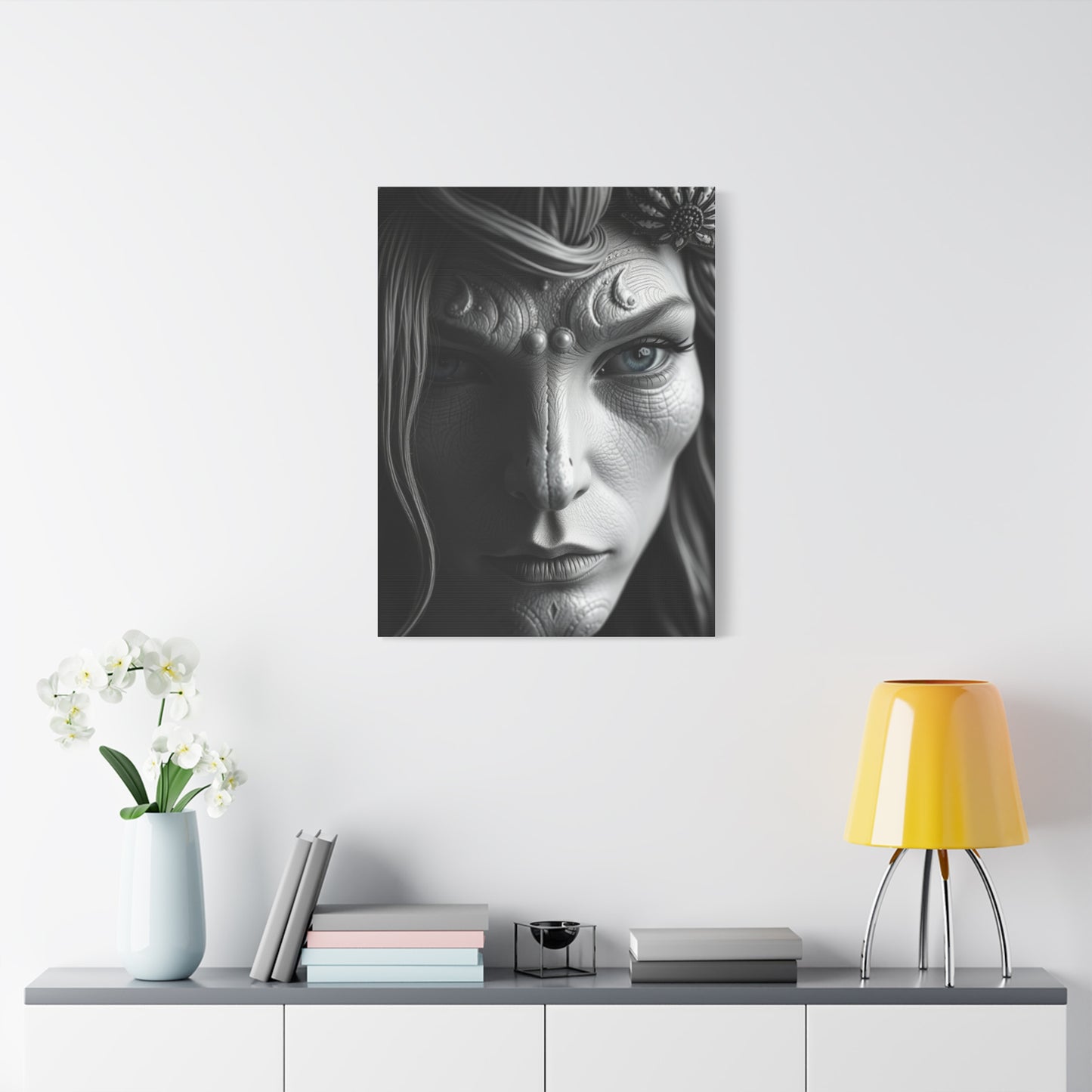 Gray & White Art Canvas Art 6 Wall Art & Canvas Print