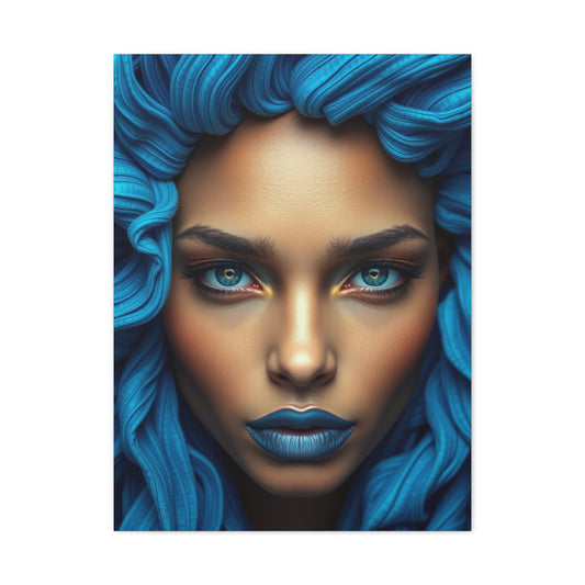 Supreme Blue & Green Art Collection Wall Art & Canvas Print