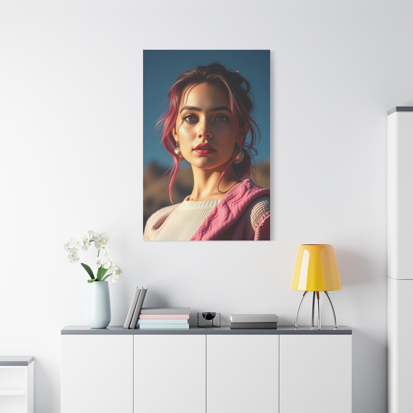 Rosy Horizon Canvas Wall Art & Canvas Print