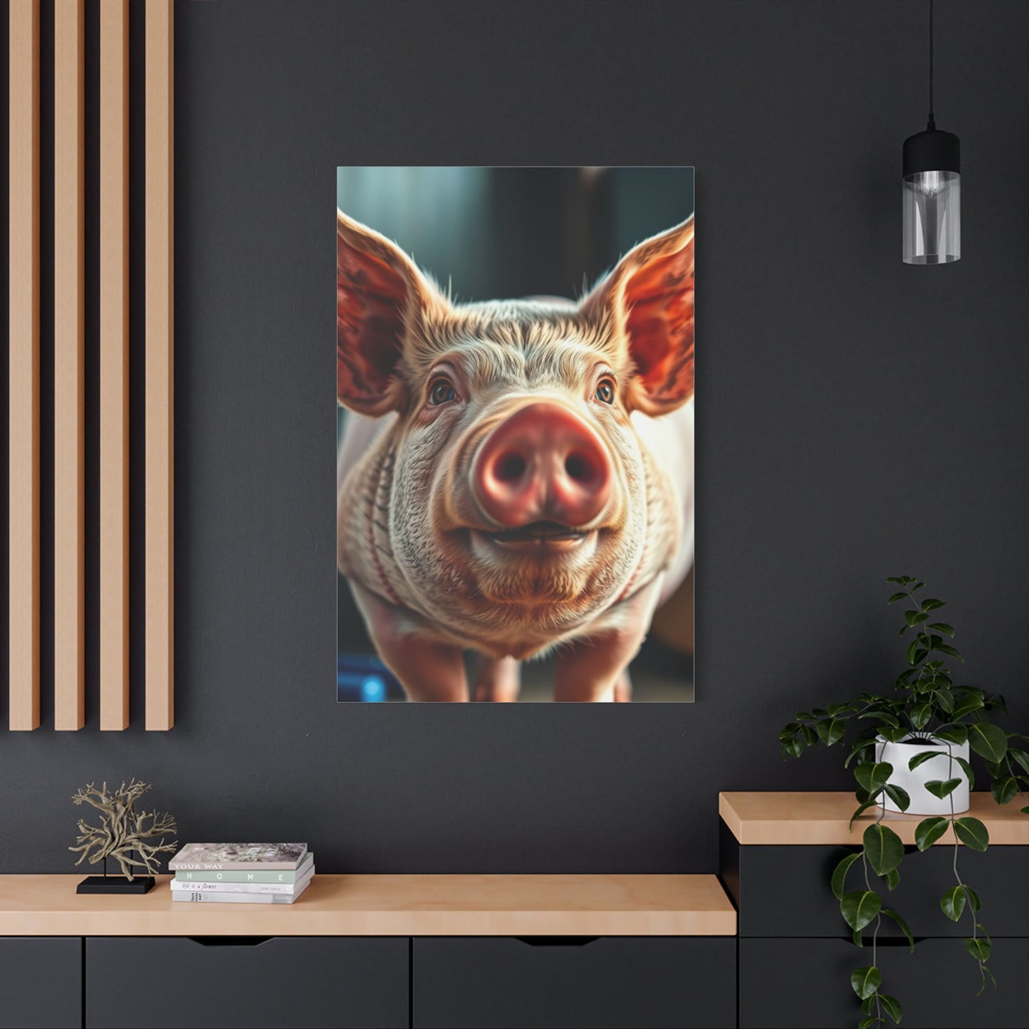 Pig Art Supreme Canvas Wall Art & Canvas Print